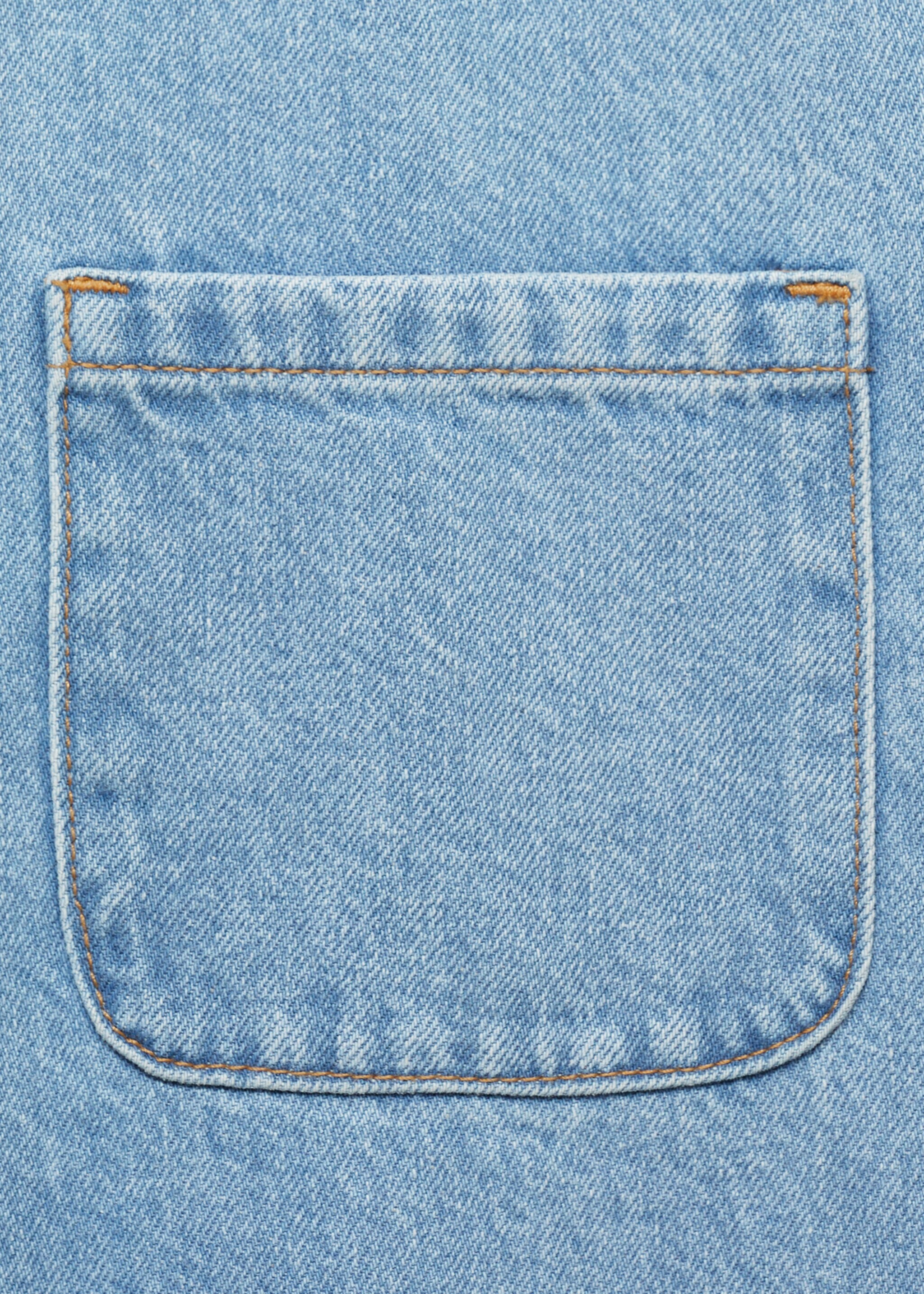 Salopette longue jean - Détail de l'article 0, Bleu moyen. Ref: 87043273-00.