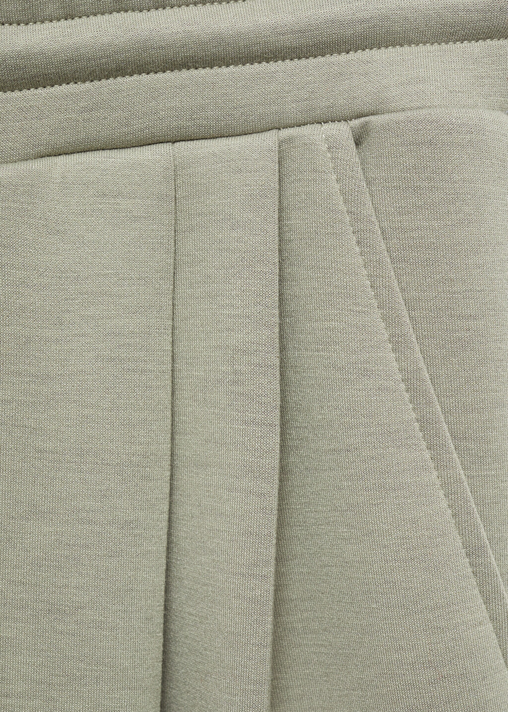 Pantalon de jogging wideleg pinces - Détail de l'article 0, Kaki. Ref: 87043275-00.