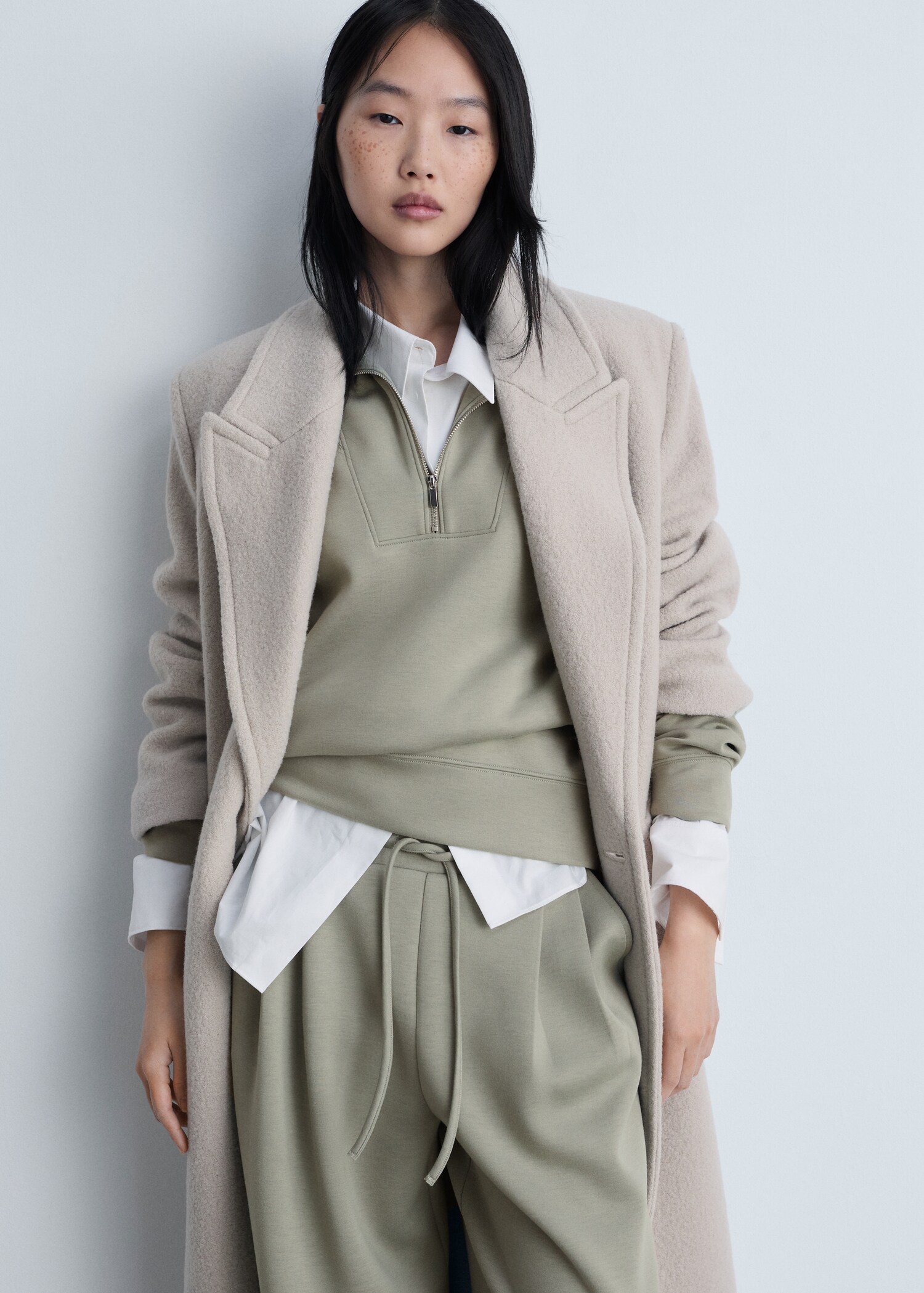 Pantalon de jogging wideleg pinces - Détail de l'article 6