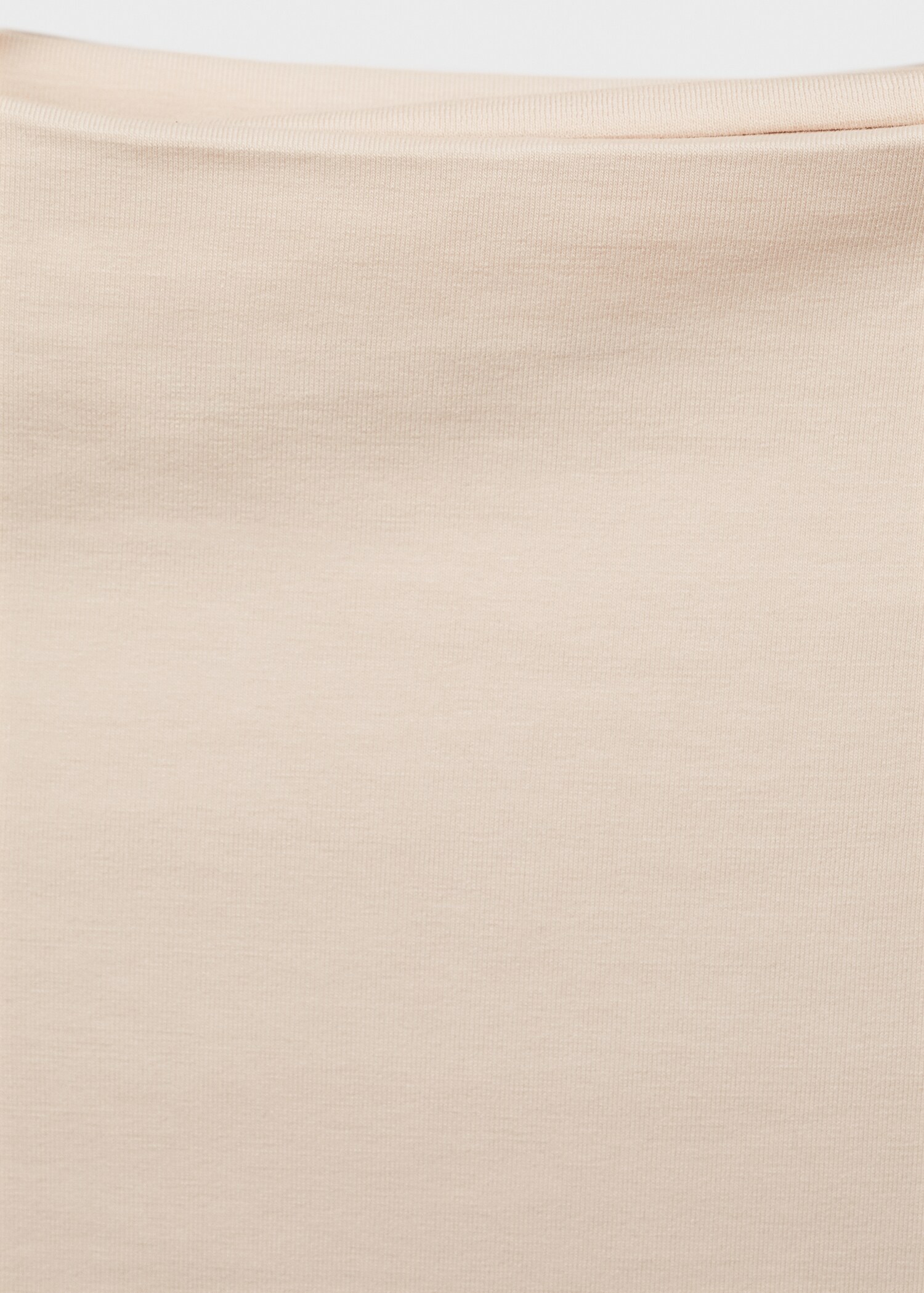 Baumwoll-T-Shirt mit Bateau-Ausschnitt - Detail des Artikels 8