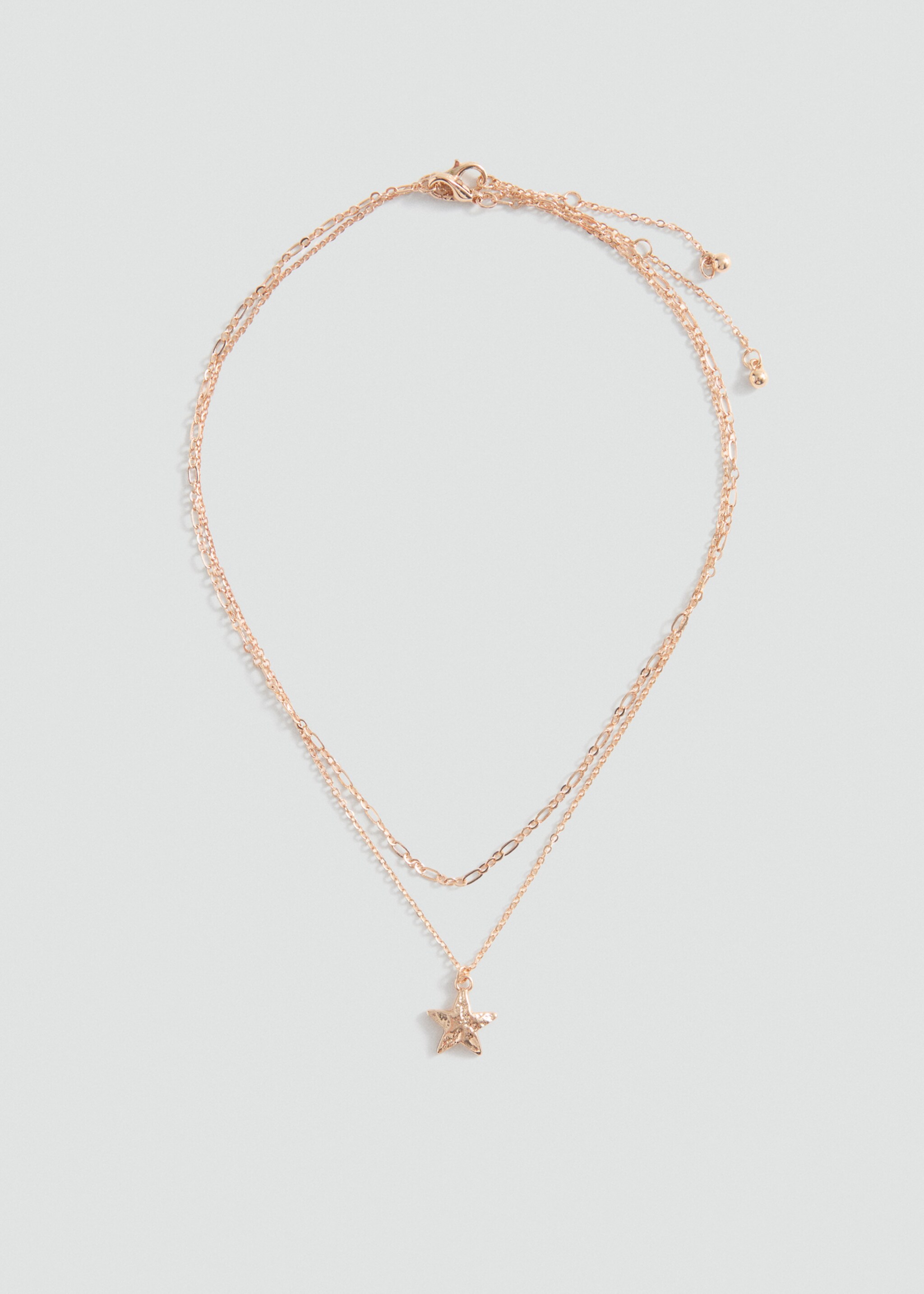 Set mit Gliederketten - Artikel ohne Model, Gold. Ref: 87043282-00.