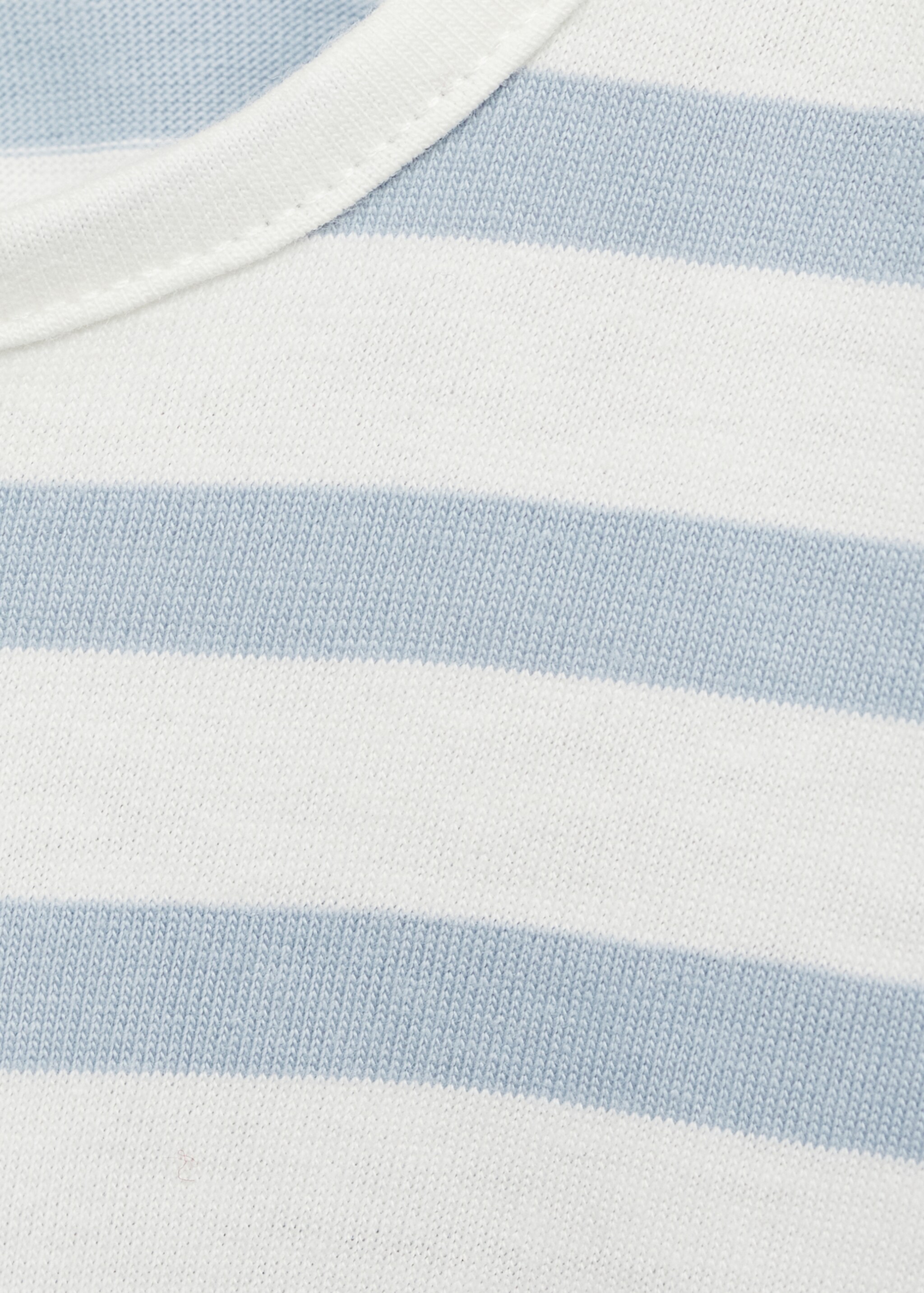 Striped cotton T-shirt - Details of the article 0, Off White. Ref: 87043283-00.