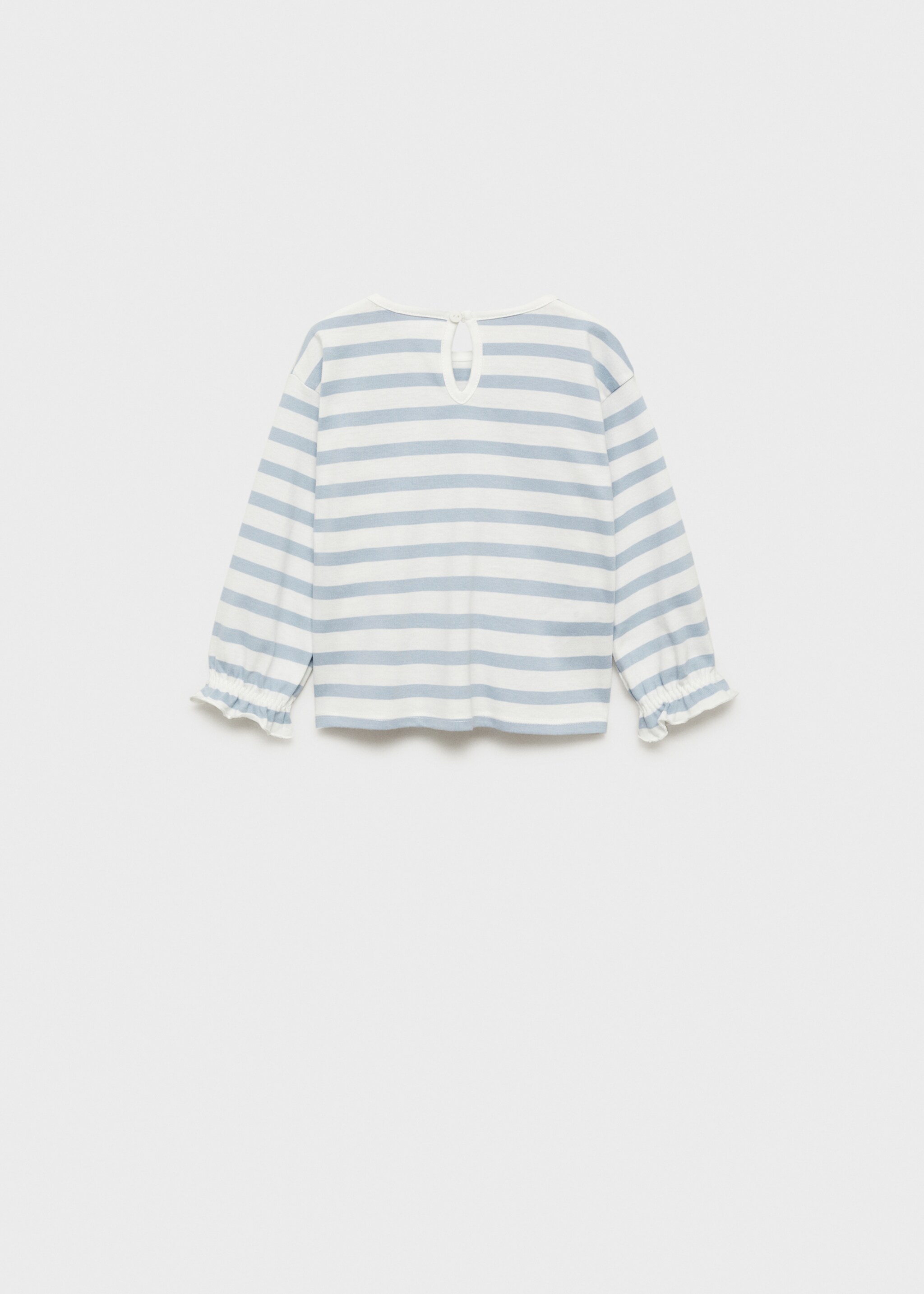Striped cotton T-shirt - Reverse of the article, Off White. Ref: 87043283-00.