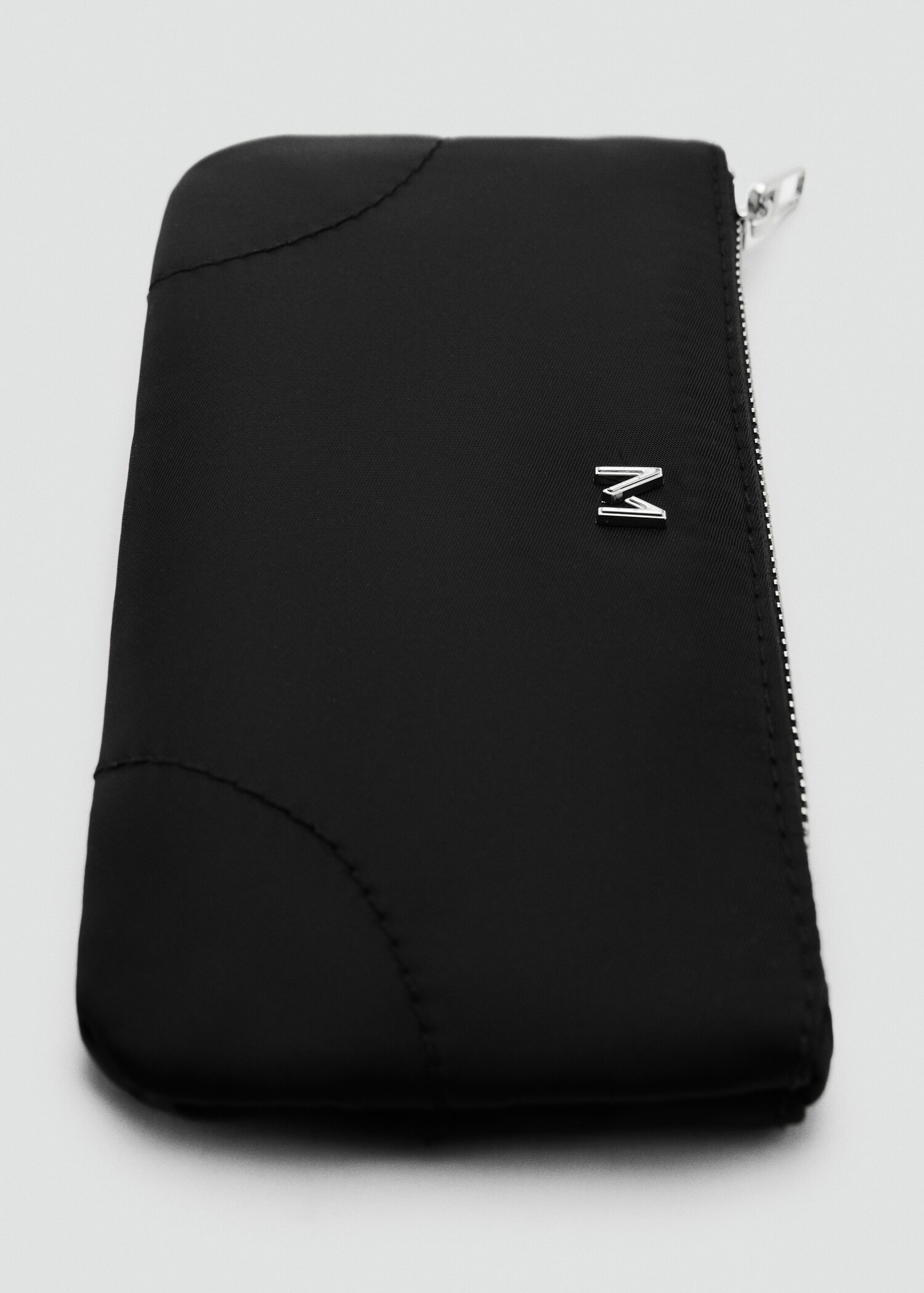 Nylon-Kosmetiktasche mit Reißverschluss - Mittlere Ansicht