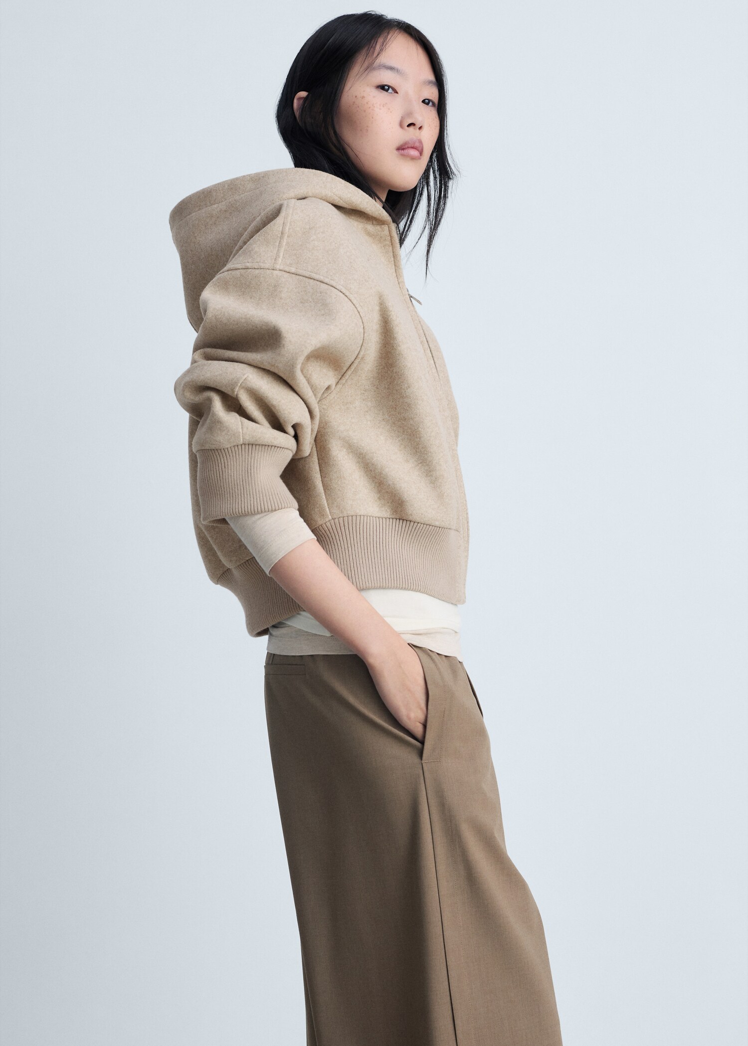 Oversized hooded jacket - Details of the article 2