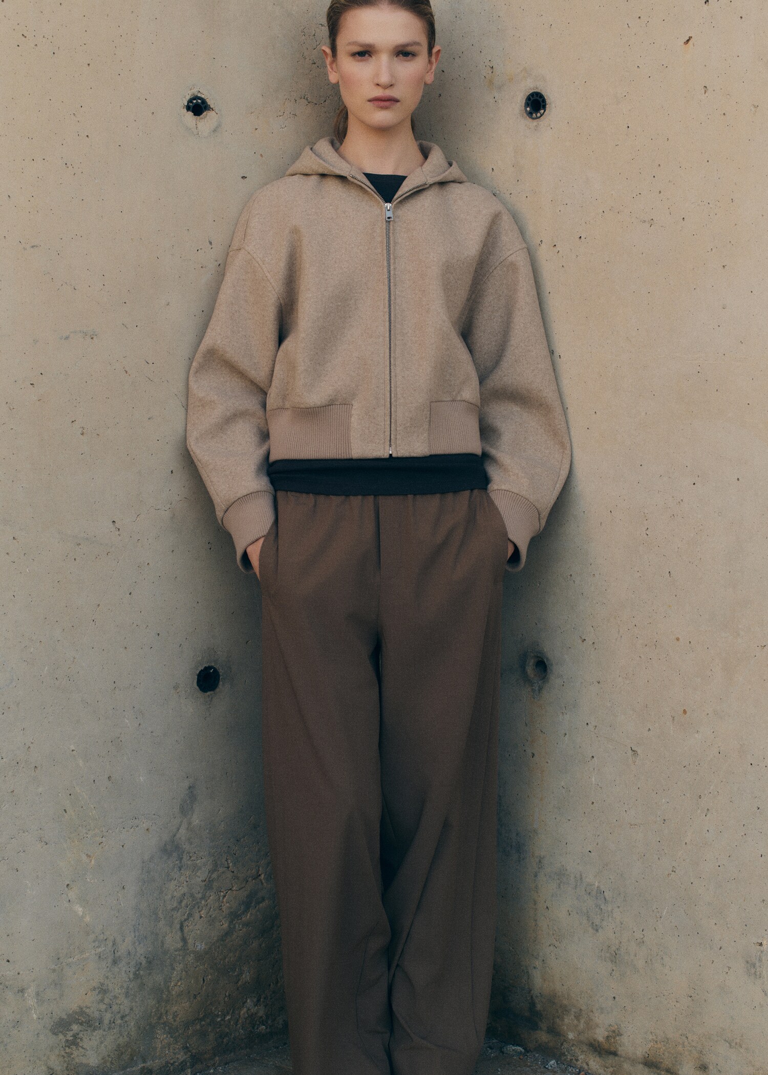 Oversized hooded jacket - Details of the article 9