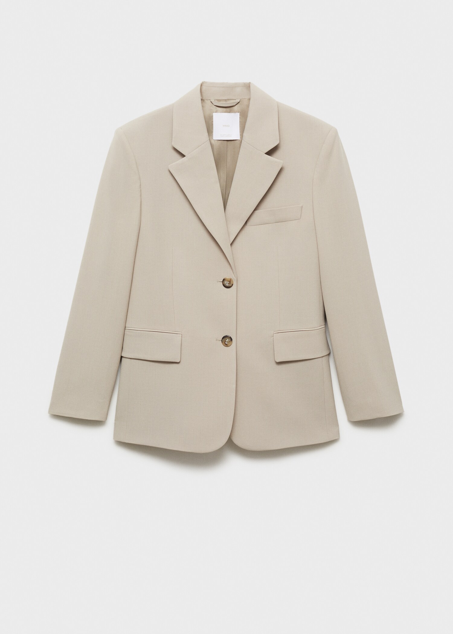 Structured straight-fit jacket - Article without model