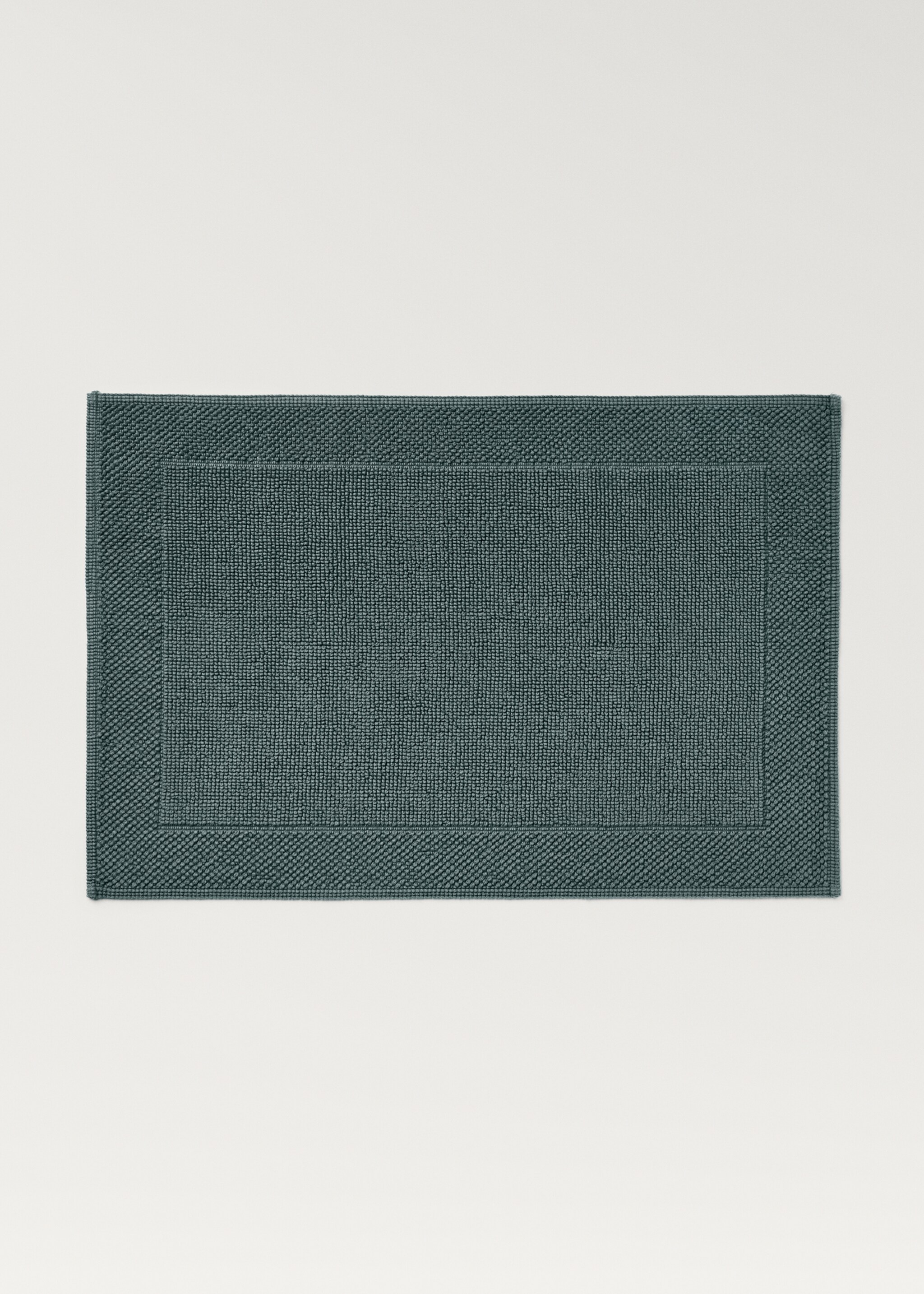 Χαλάκι μπάνιου με σχέδιο κορνίζας - Προϊόν χωρίς μοντέλο, Γαλάζιο. Ref: 87043300-00.