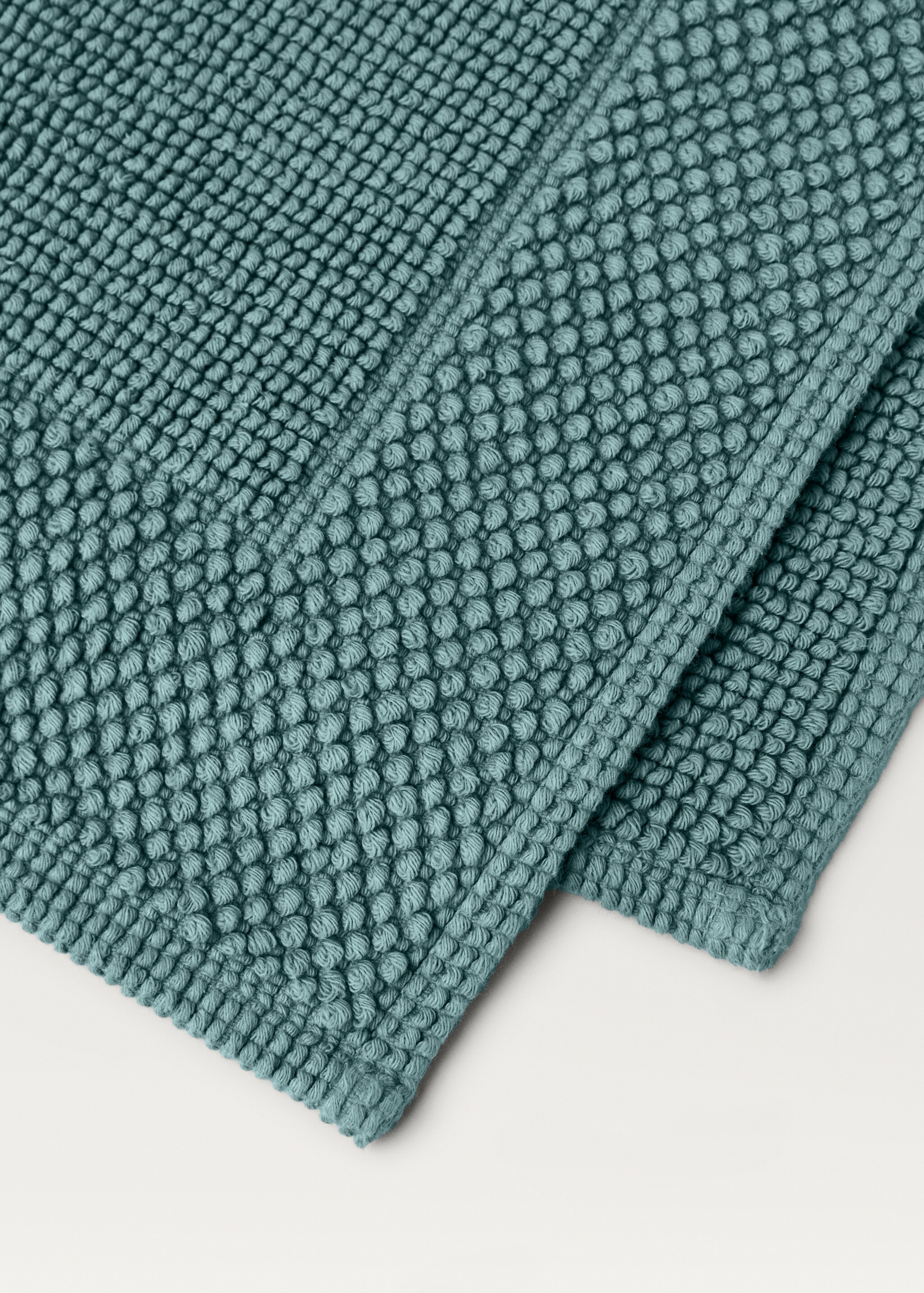 Bath mat with frame design - Details of the article 1, Blue. Ref: 87043300-00.