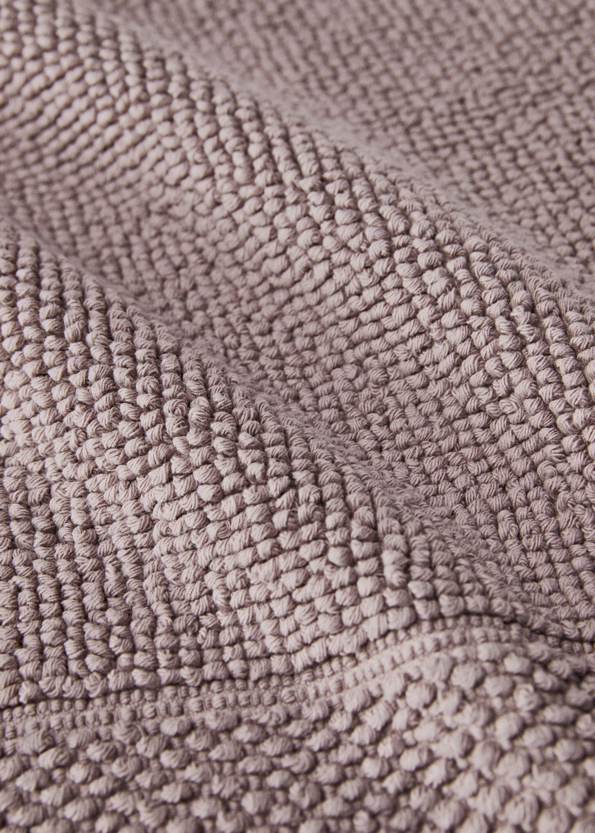 Bath mat with frame design - Details of the article 1, Plum. Ref: 87043300-00.