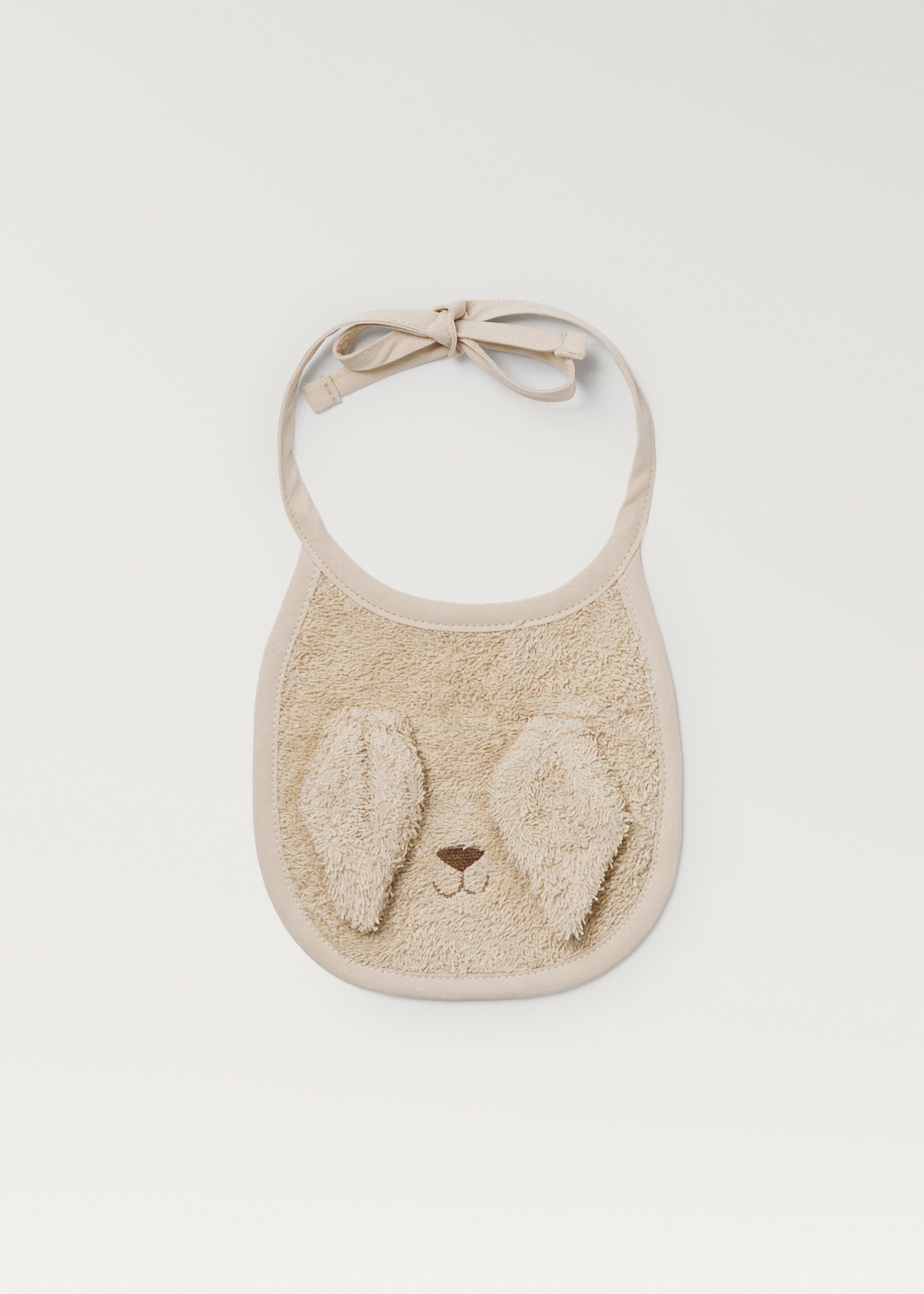 Badstoffen slab met oortjes - Artikel zonder model, Open beige. Ref: 87043310-00.