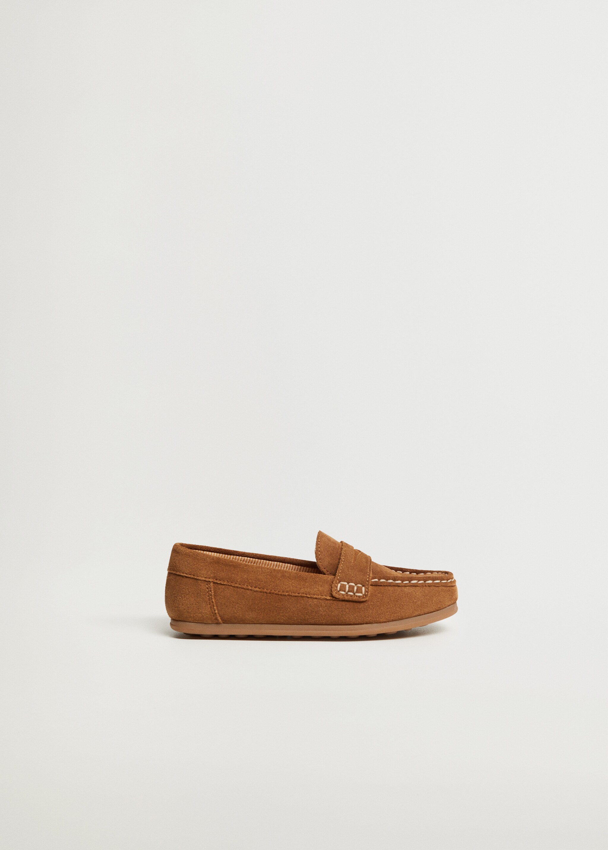 Kožené mokasíny ze štípaného semiše - Zboží bez modelu