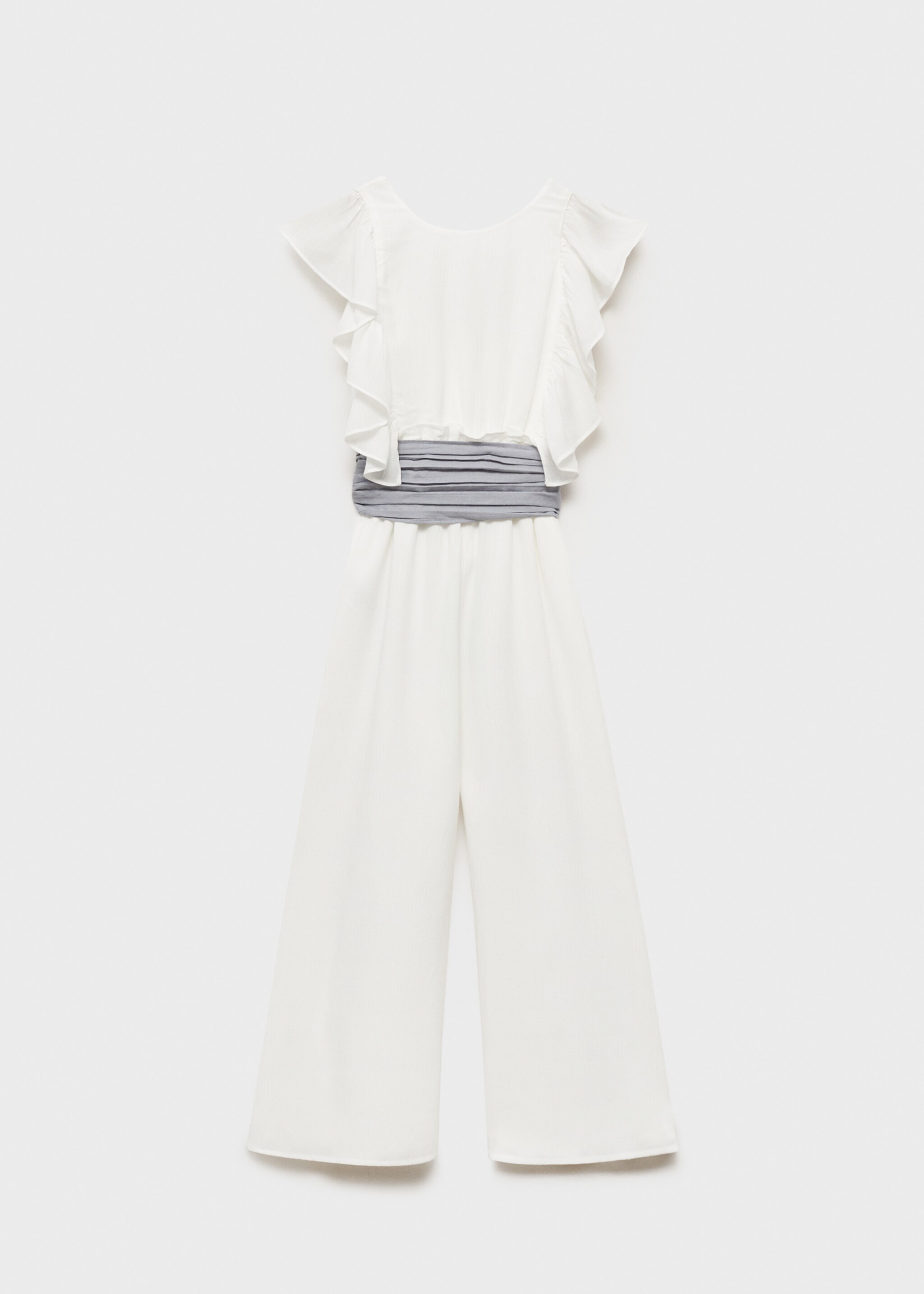 Granota llarga volants - Article sense model, Blanc. Ref: 87043635-00.