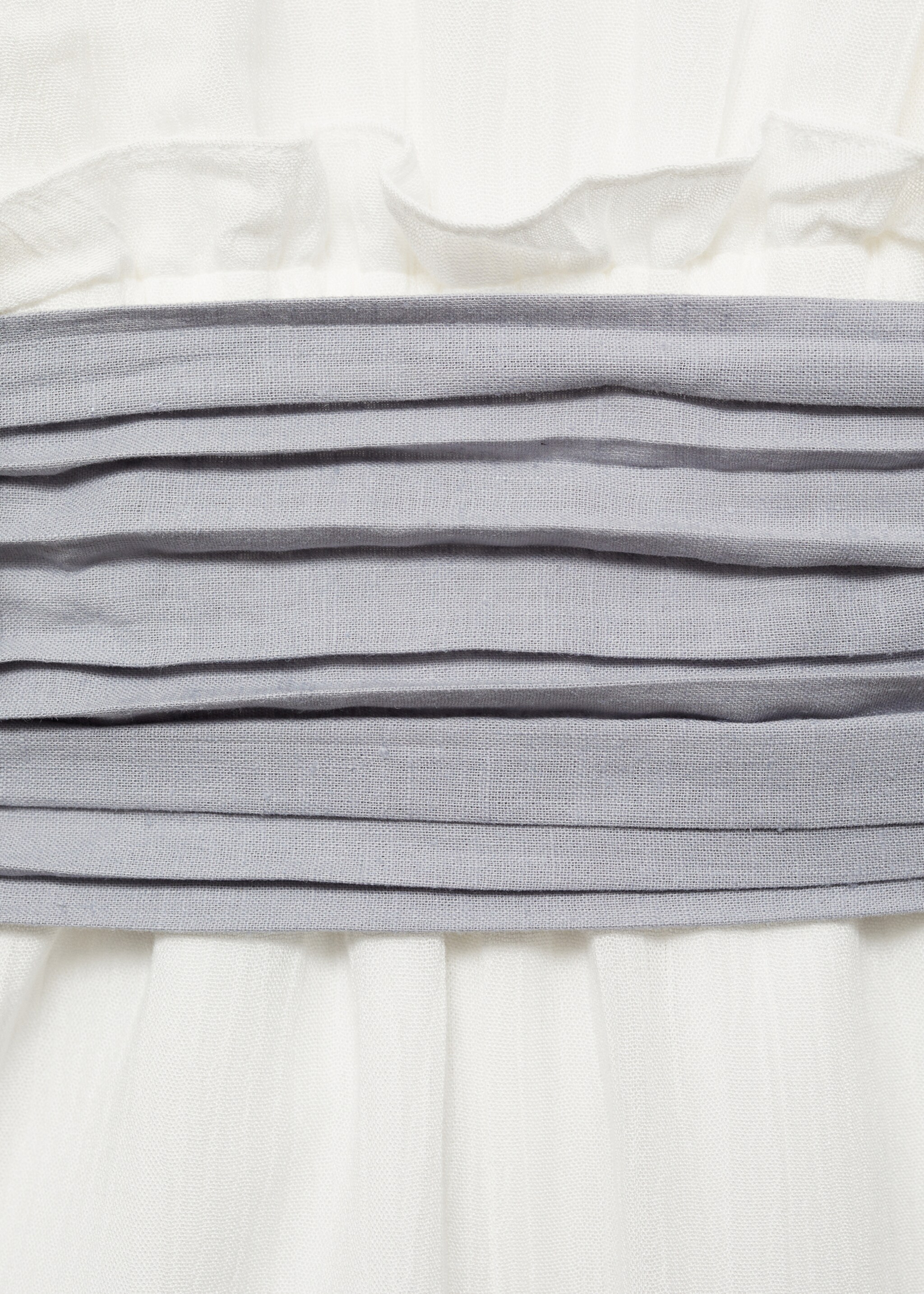 Granota llarga volants - Detall de l'article 8, Blanc. Ref: 87043635-00.