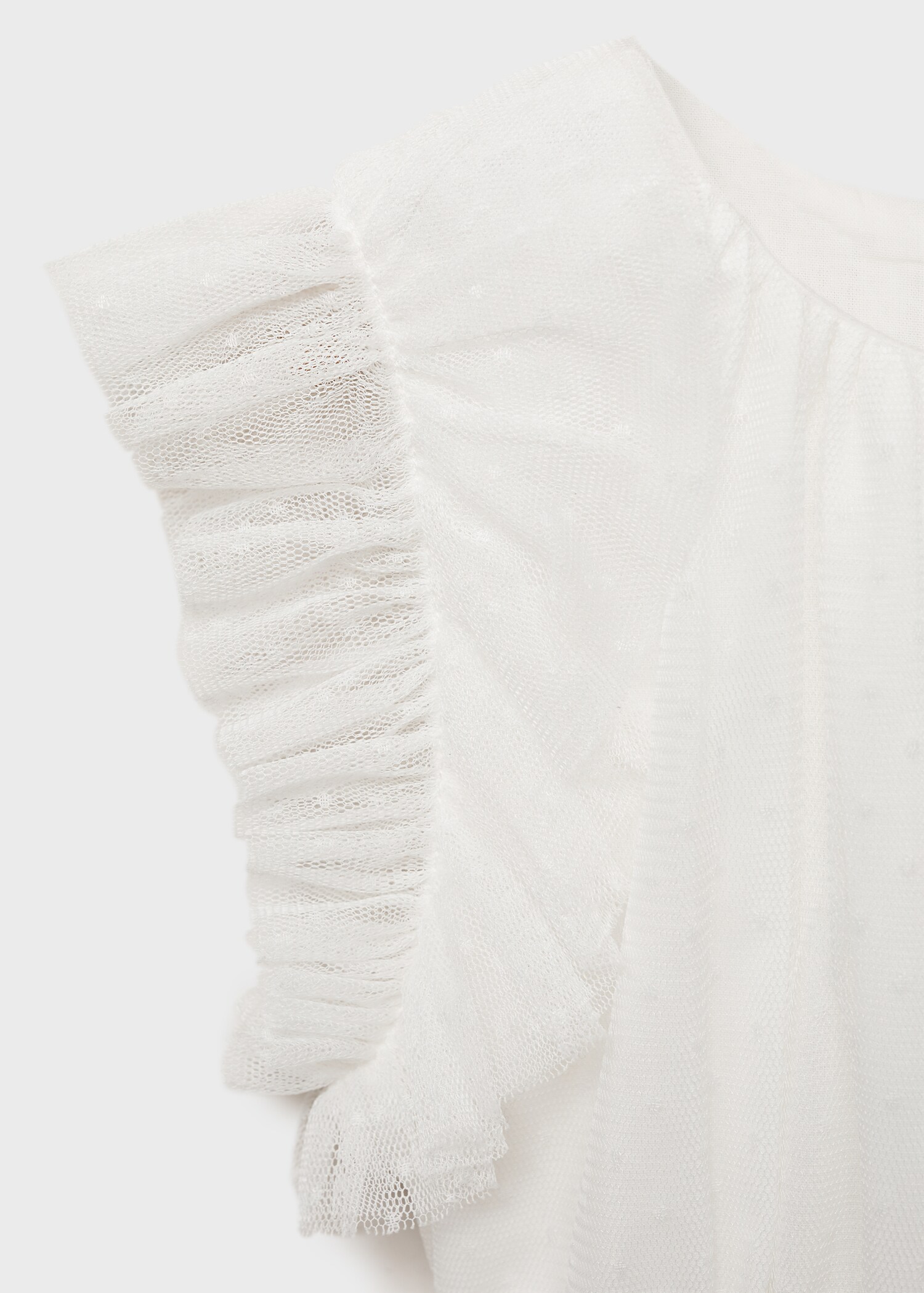 Ruffle plumeti dress - Details of the article 0