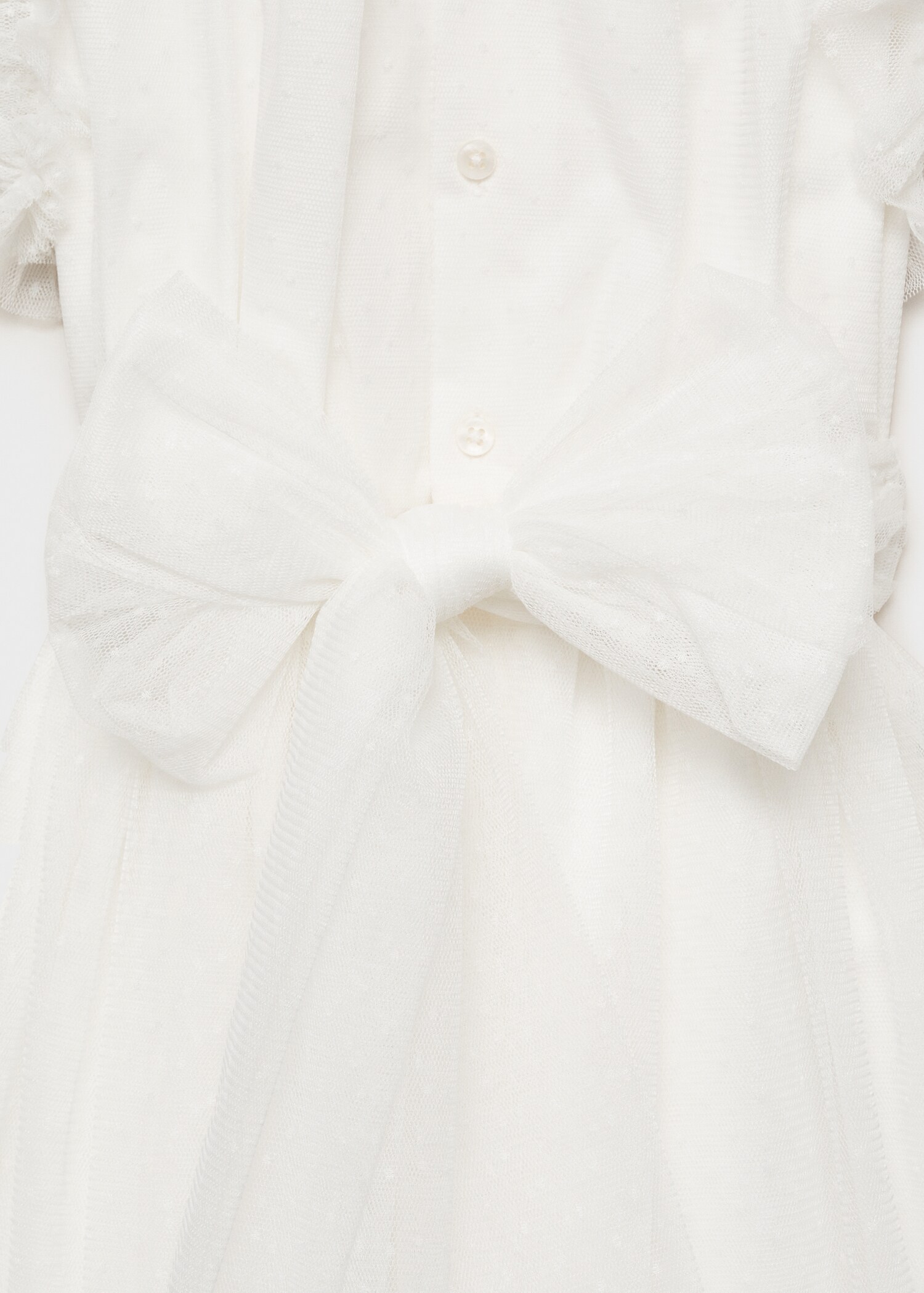 Ruffle plumeti dress - Details of the article 8