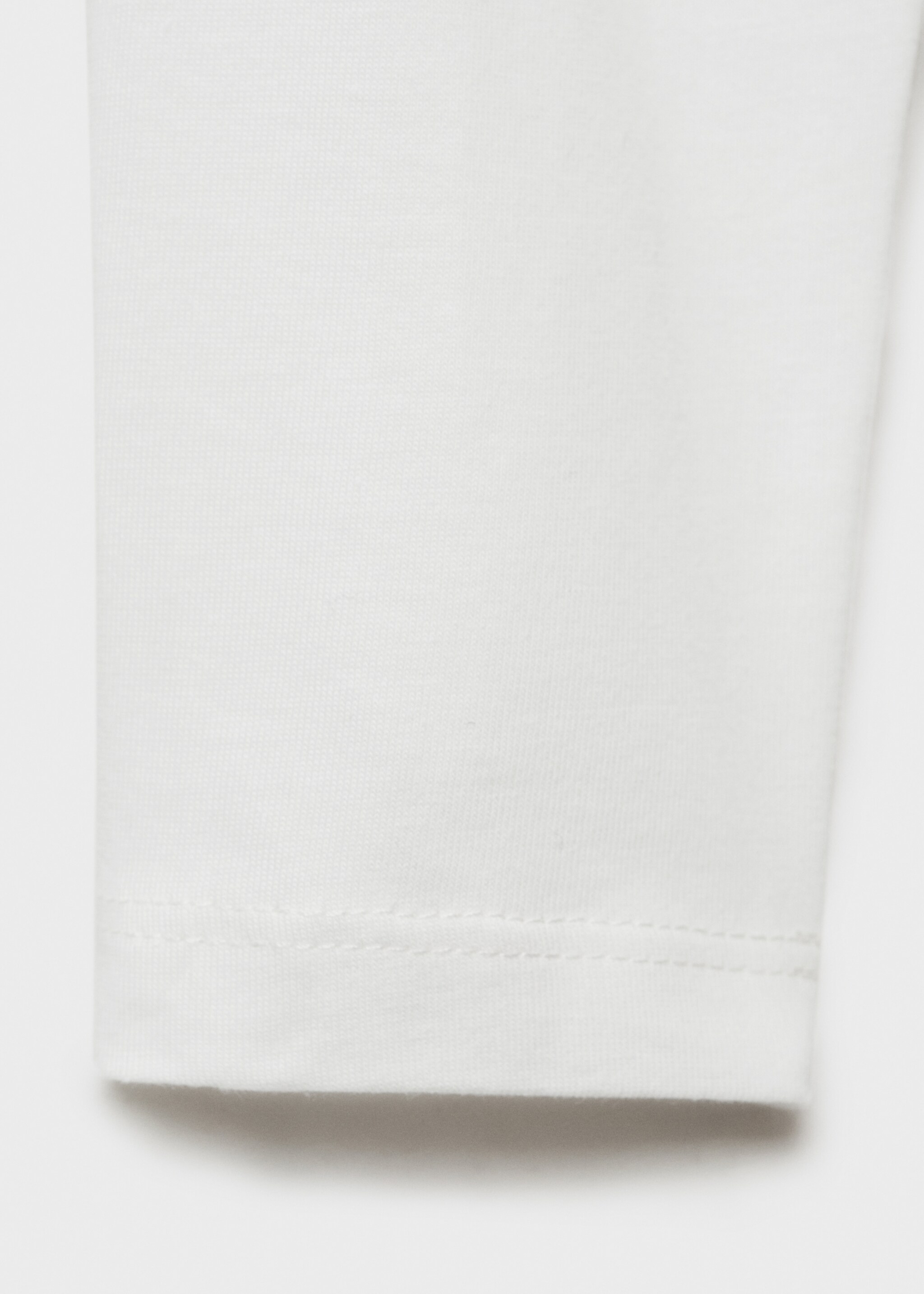 Printed cotton-blend t-shirt - Details of the article 0, Off White. Ref: 87043642-00.