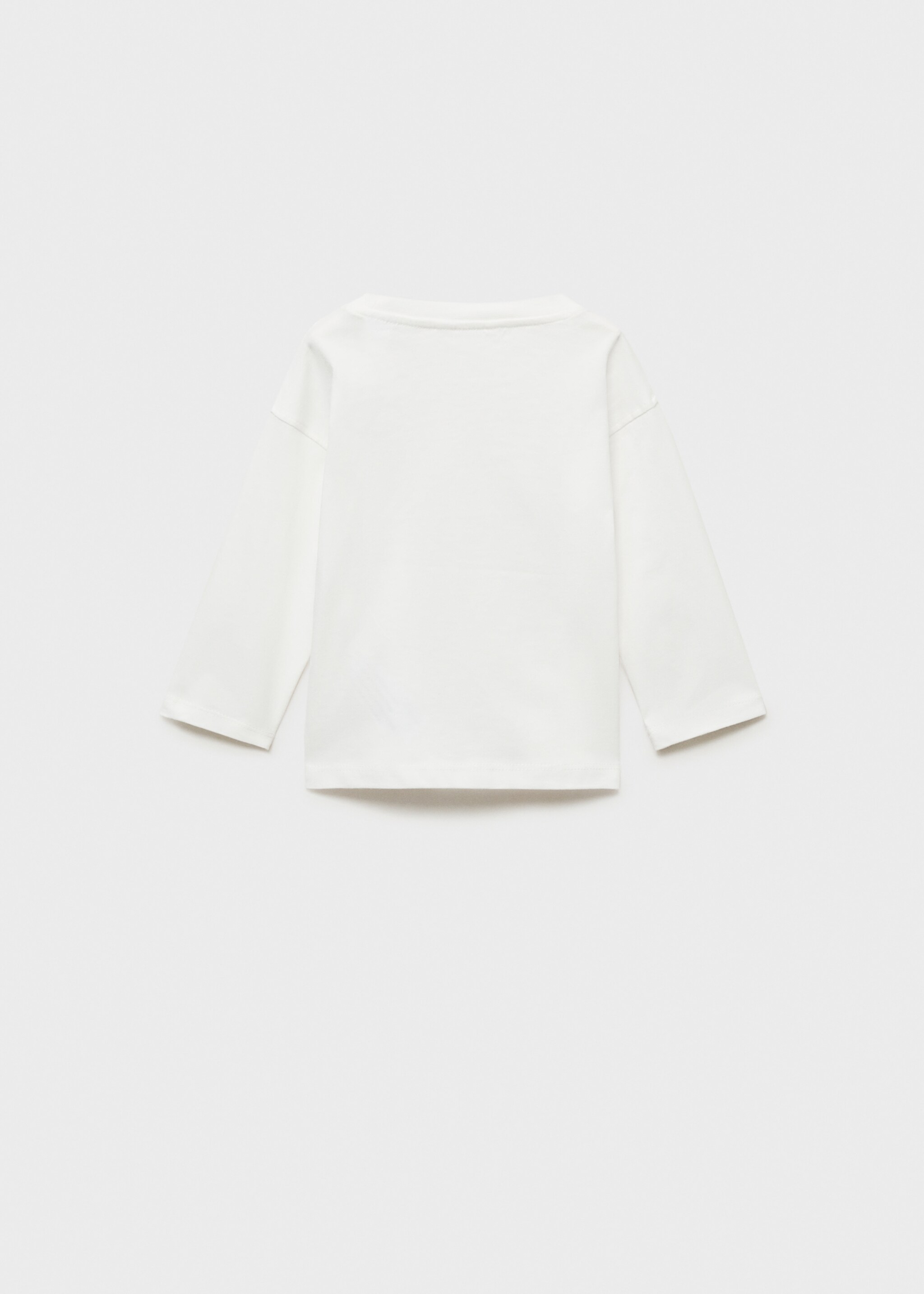 Printed cotton-blend t-shirt - Reverse of the article, Off White. Ref: 87043642-00.