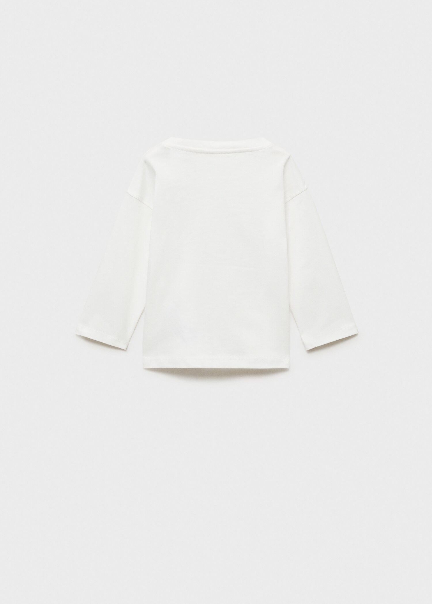 Printed cotton-blend t-shirt - Reverse of the article