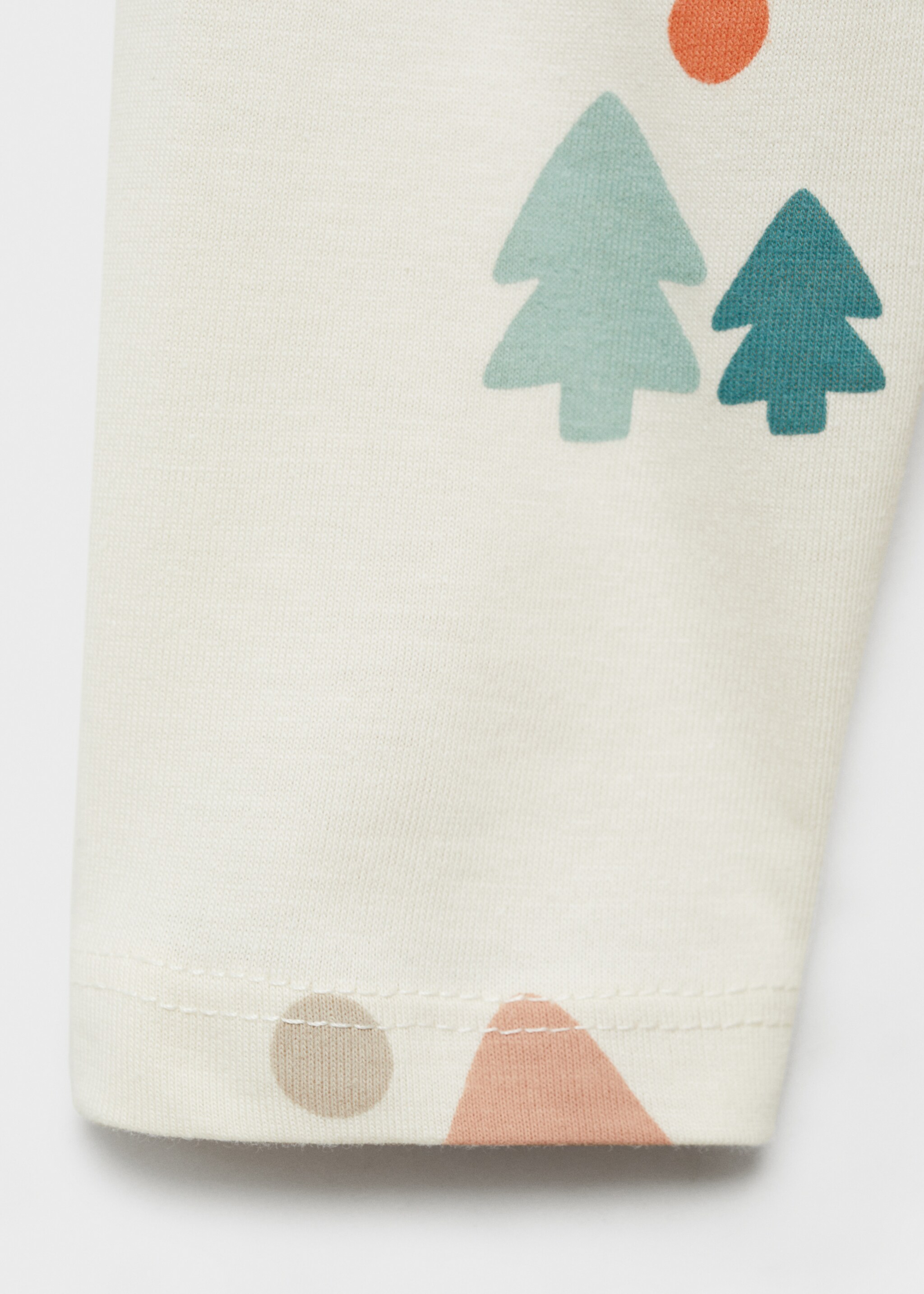 T-shirt manches longues imprimé - Détail de l'article 0, Écru. Ref: 87043643-00.