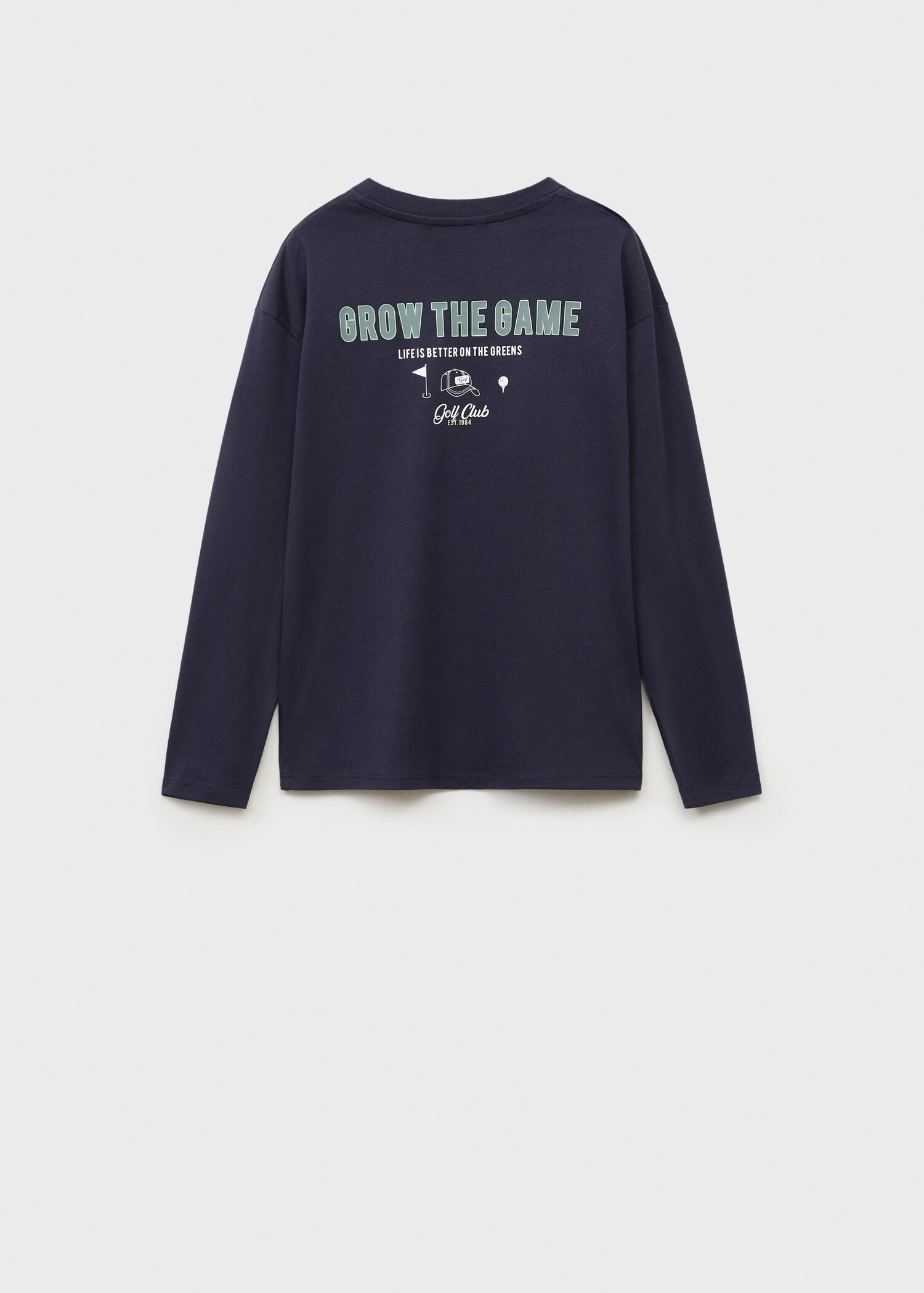 Μπλουζάκι βαμβακερό εμπριμέ - Πίσω όψη προϊόντος