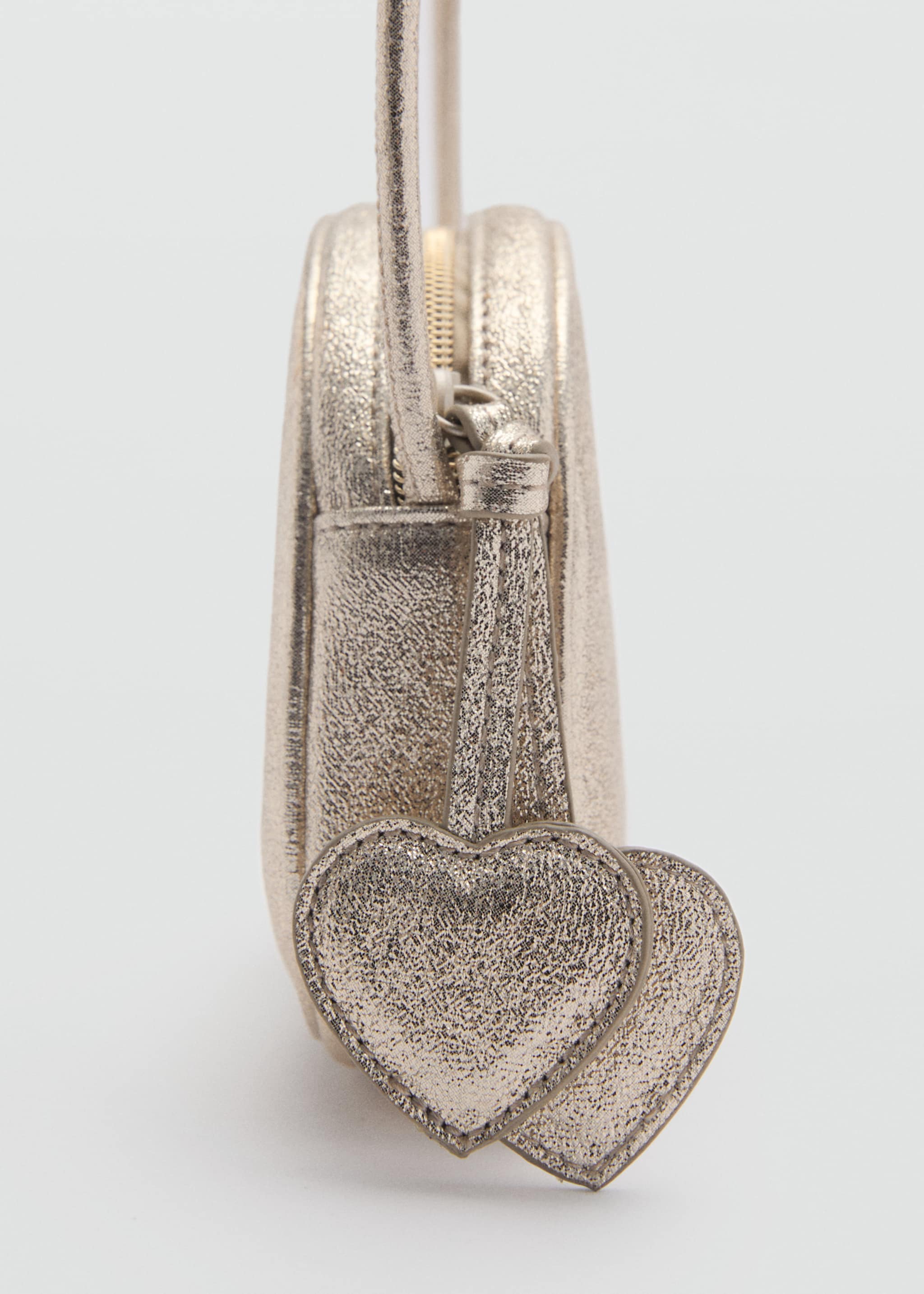 Mini bolso asa metálica - Detalle del artículo 1, Oro. Ref: 87043646-00.