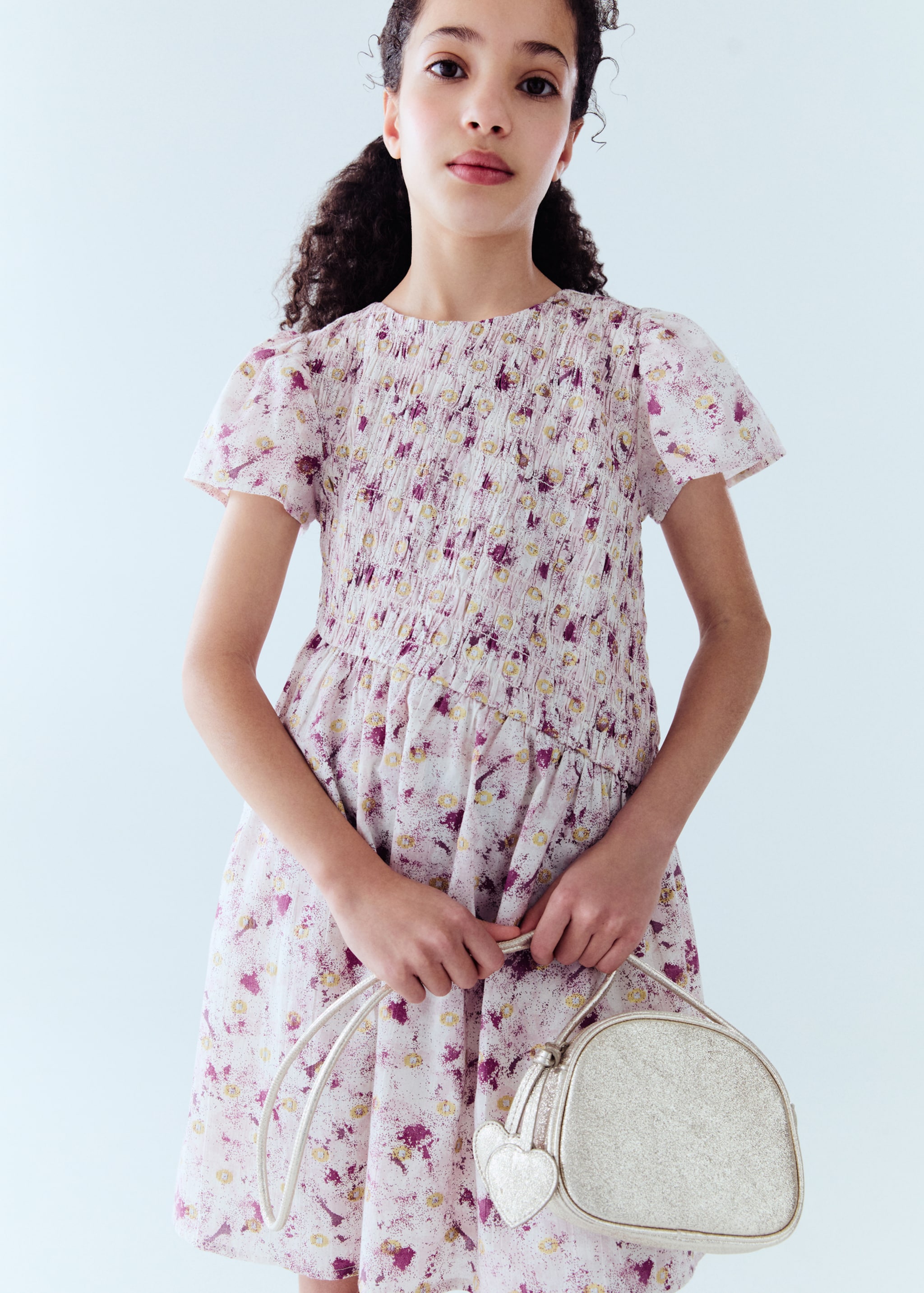 Mini bolso asa metálica - Detalle del artículo 5, Oro. Ref: 87043646-00.