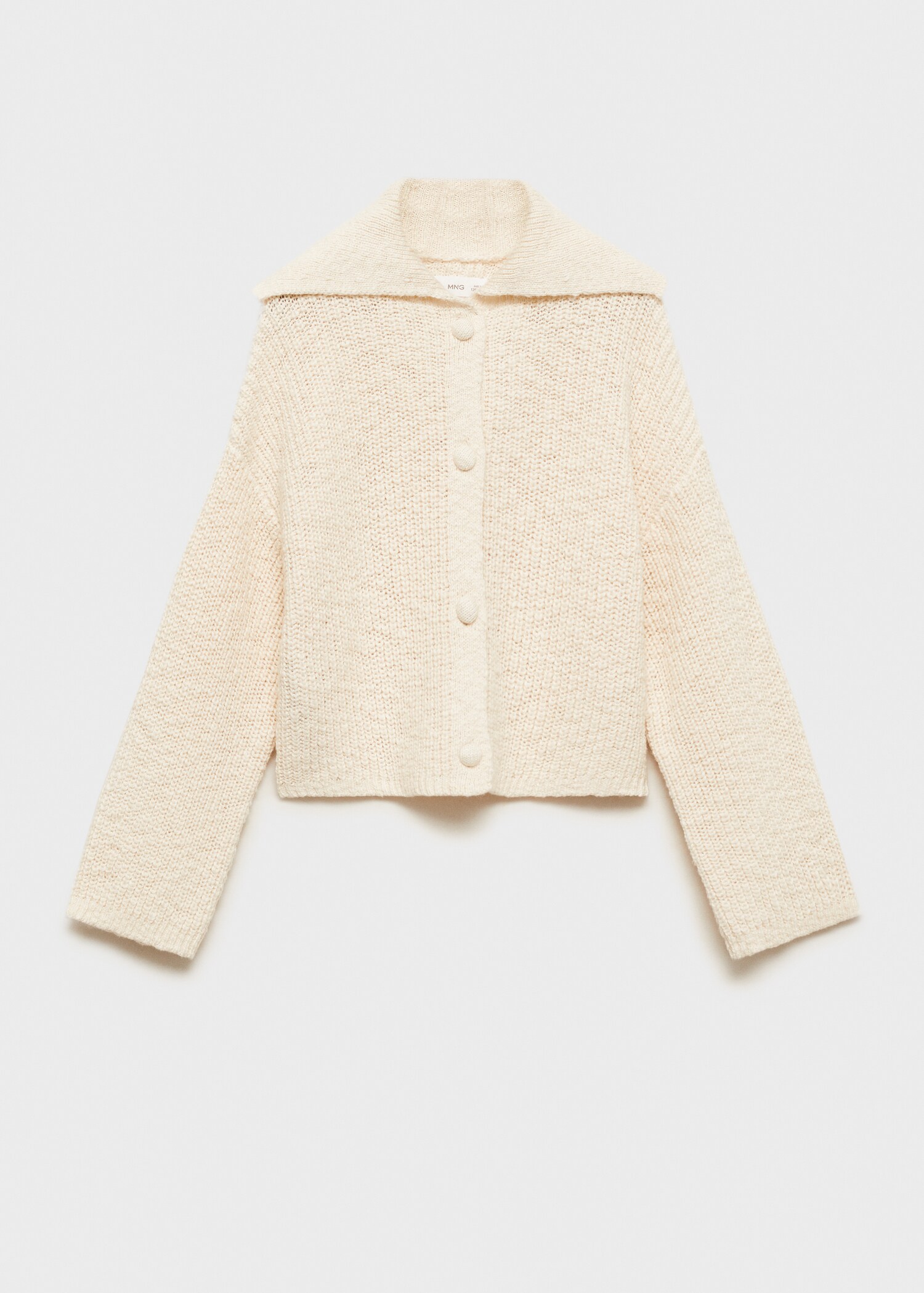 Knitted button cardigan - Article without model