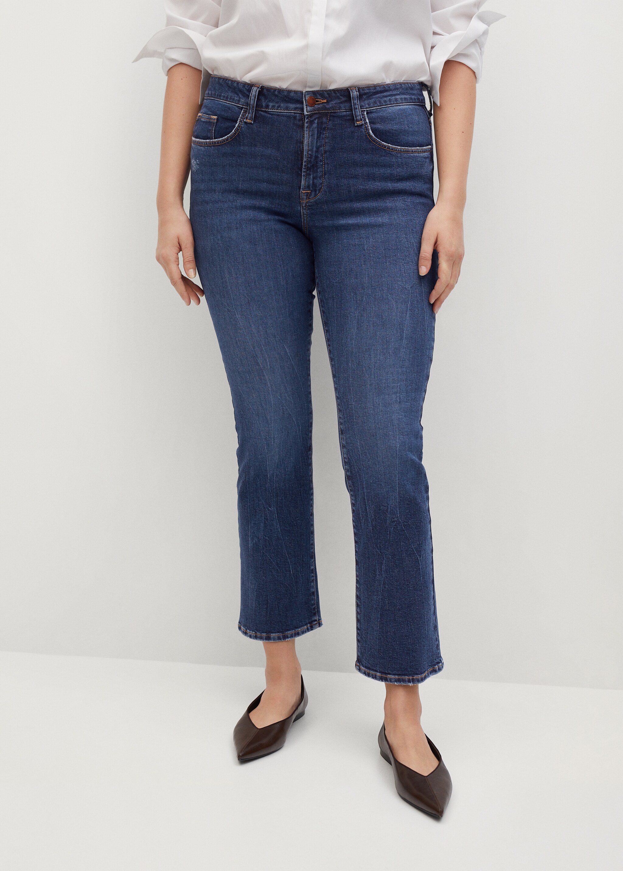 Jeans flare Bootcut - Plano medio