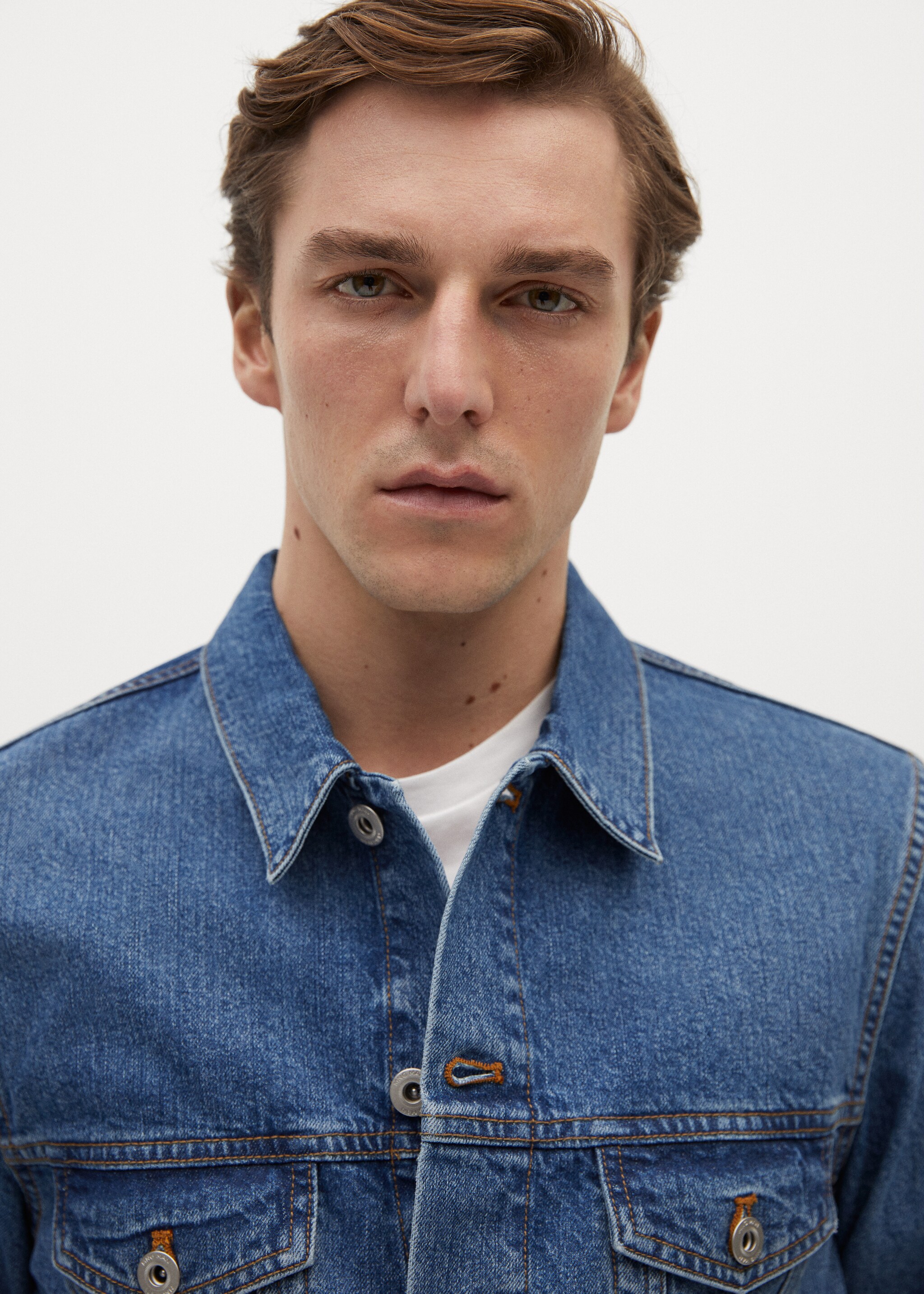 Chaqueta denim lavado medio - Detalle del artículo 1