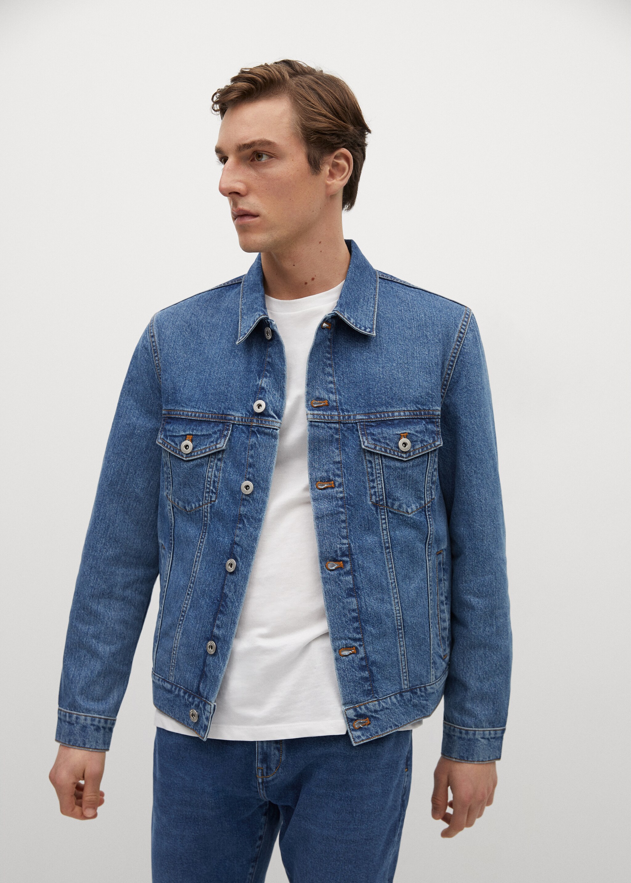 Chaqueta denim lavado medio - Detalle del artículo 2
