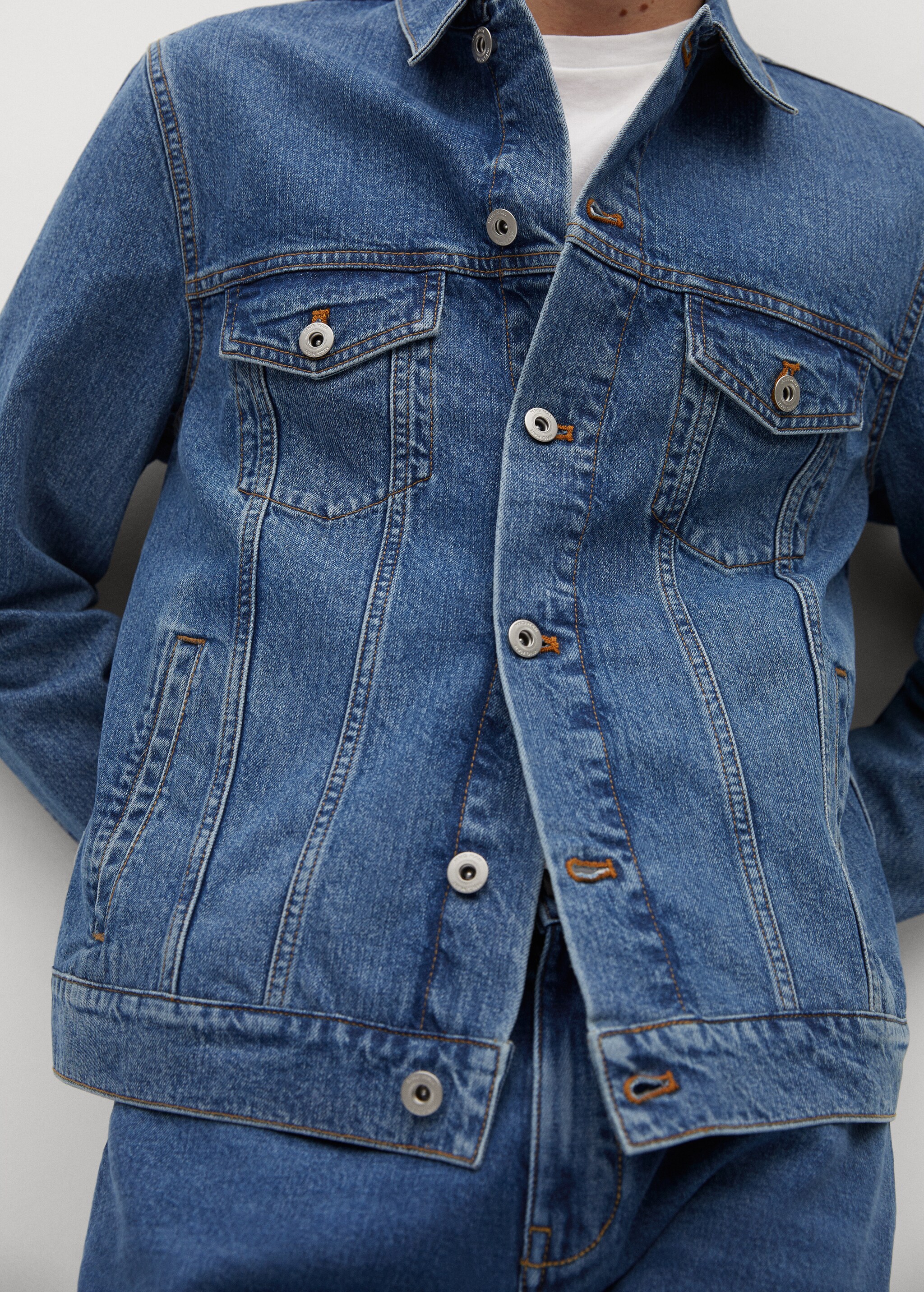 Chaqueta denim lavado medio - Detalle del artículo 3