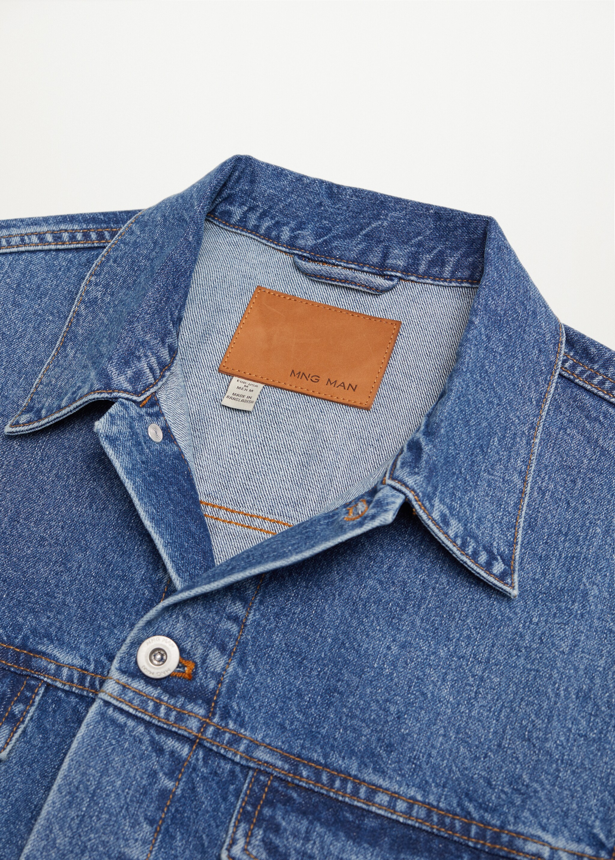 Chaqueta denim lavado medio - Detalle del artículo 7