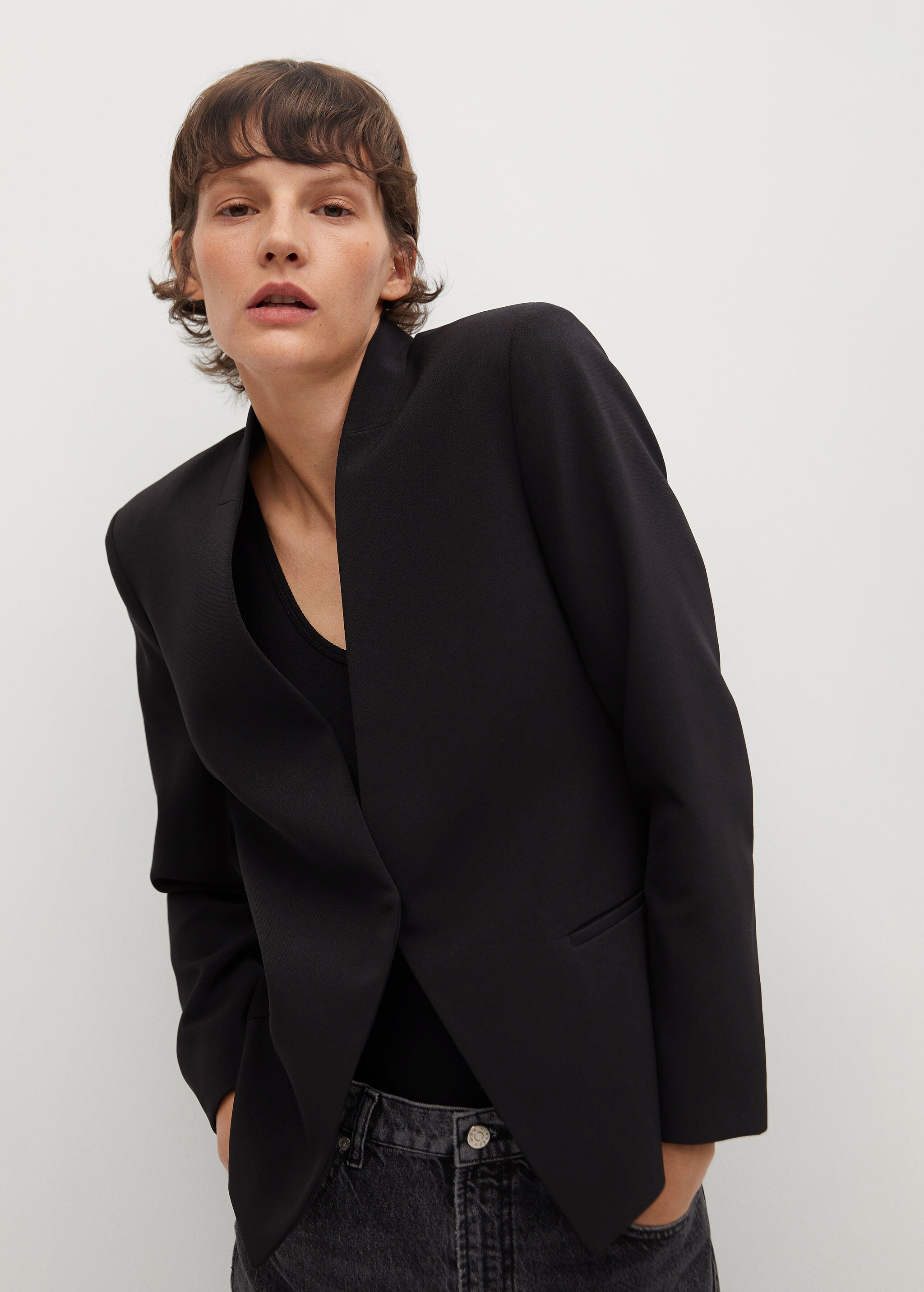 Taillierter Krepp-Blazer - Detail des Artikels 1