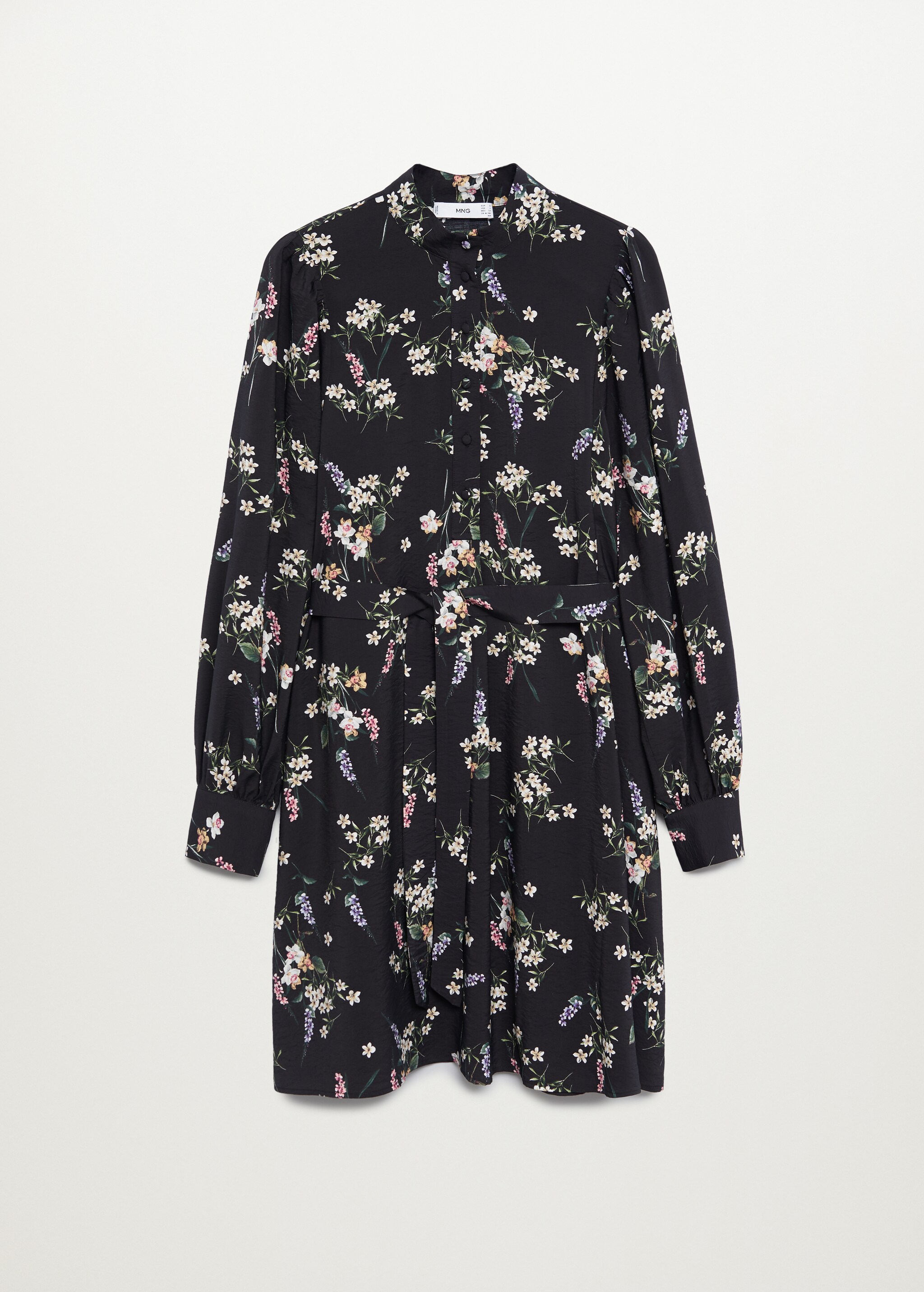Vestido estampado cinturón - Artículo sin modelo