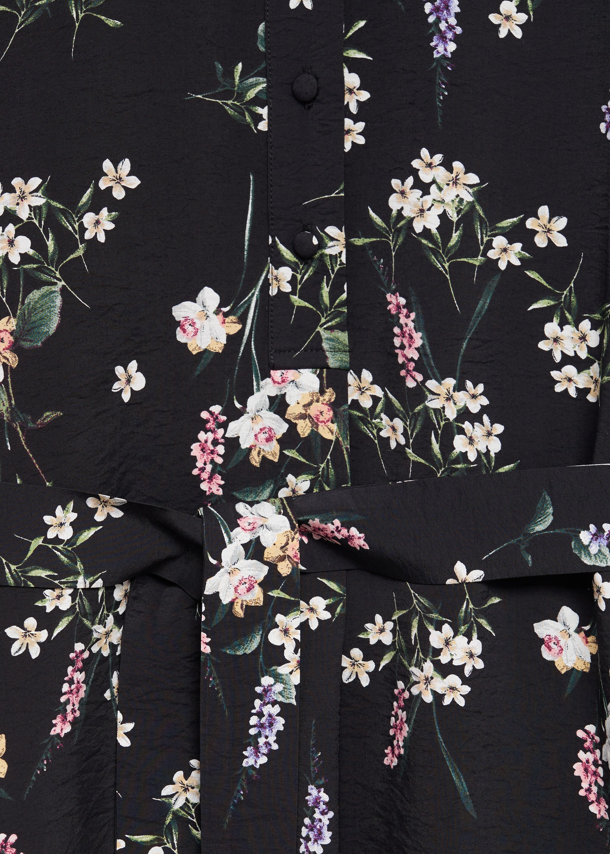 Vestido estampado cinturón - Detalle del artículo 8