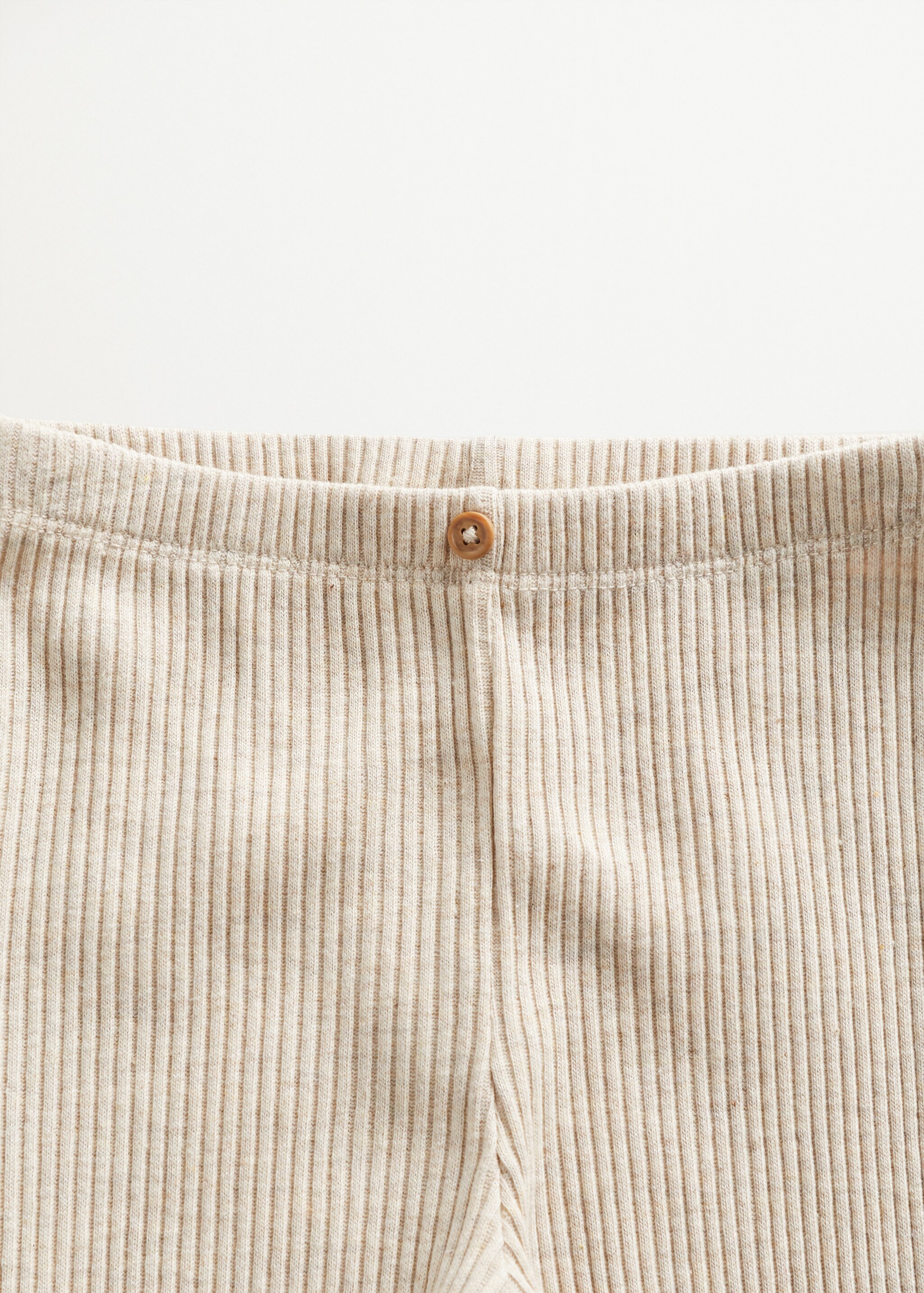 Organic cotton ribbed leggings - Details of the article 9