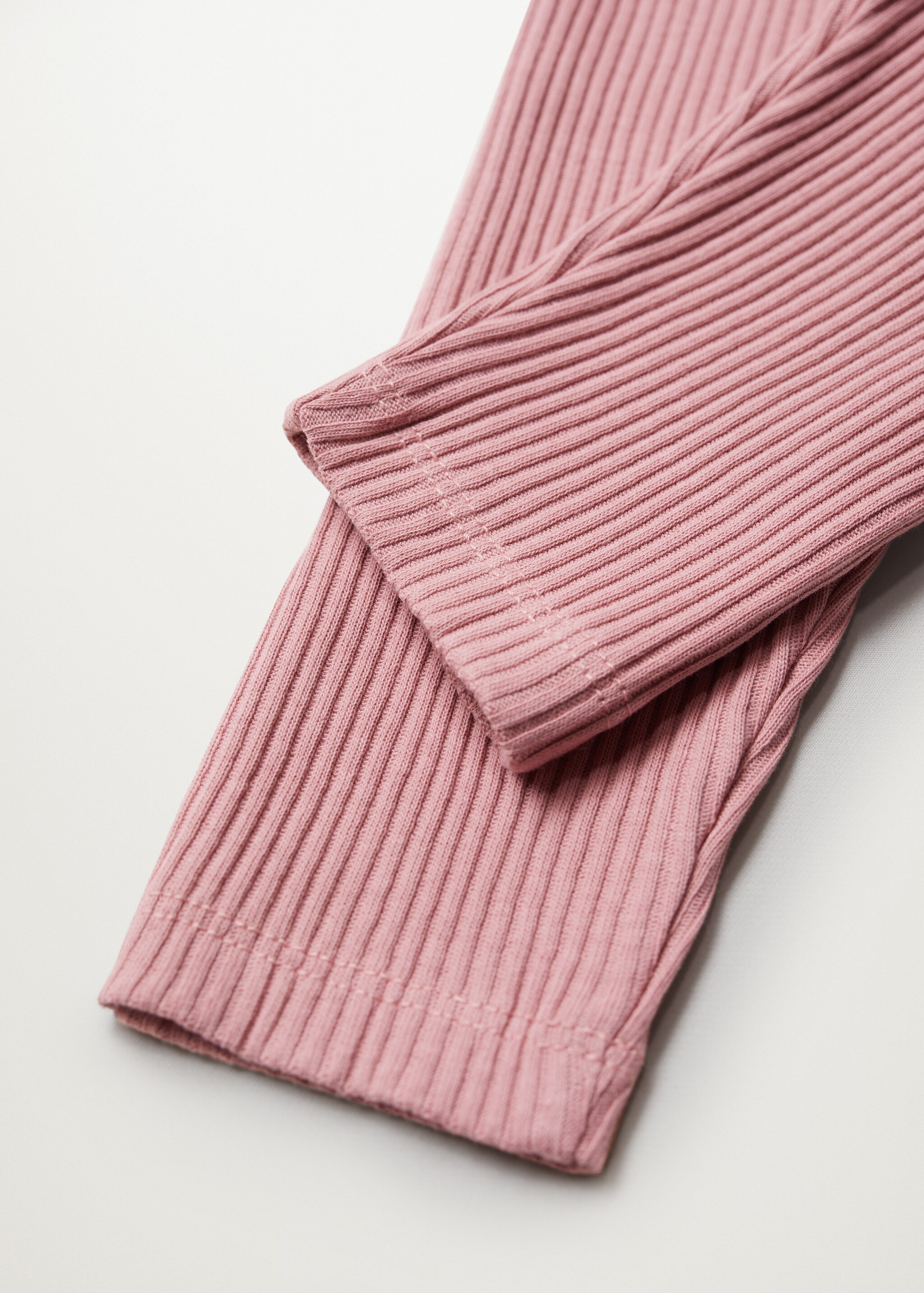 Organic cotton ribbed leggings - Details of the article 9