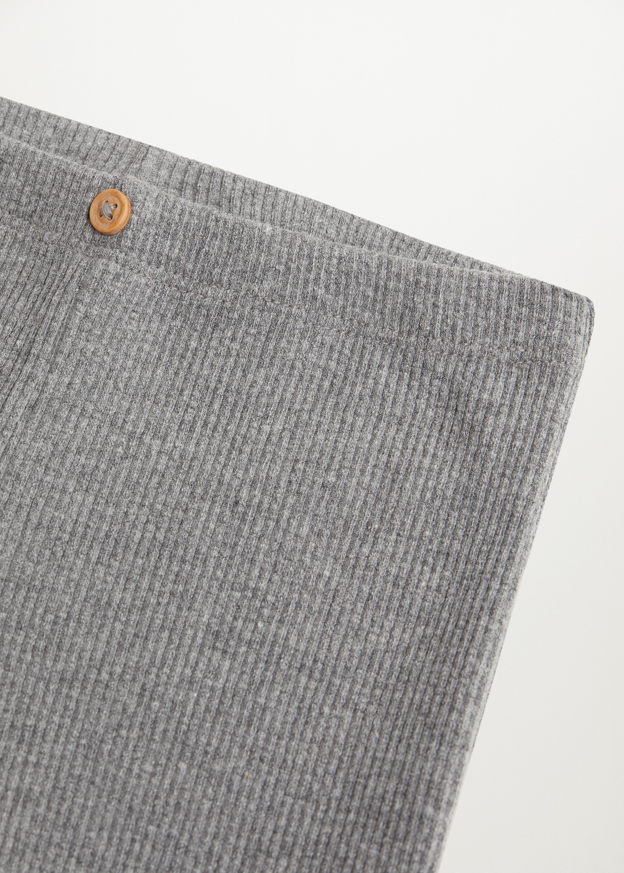 Organic cotton ribbed leggings - Details of the article 8