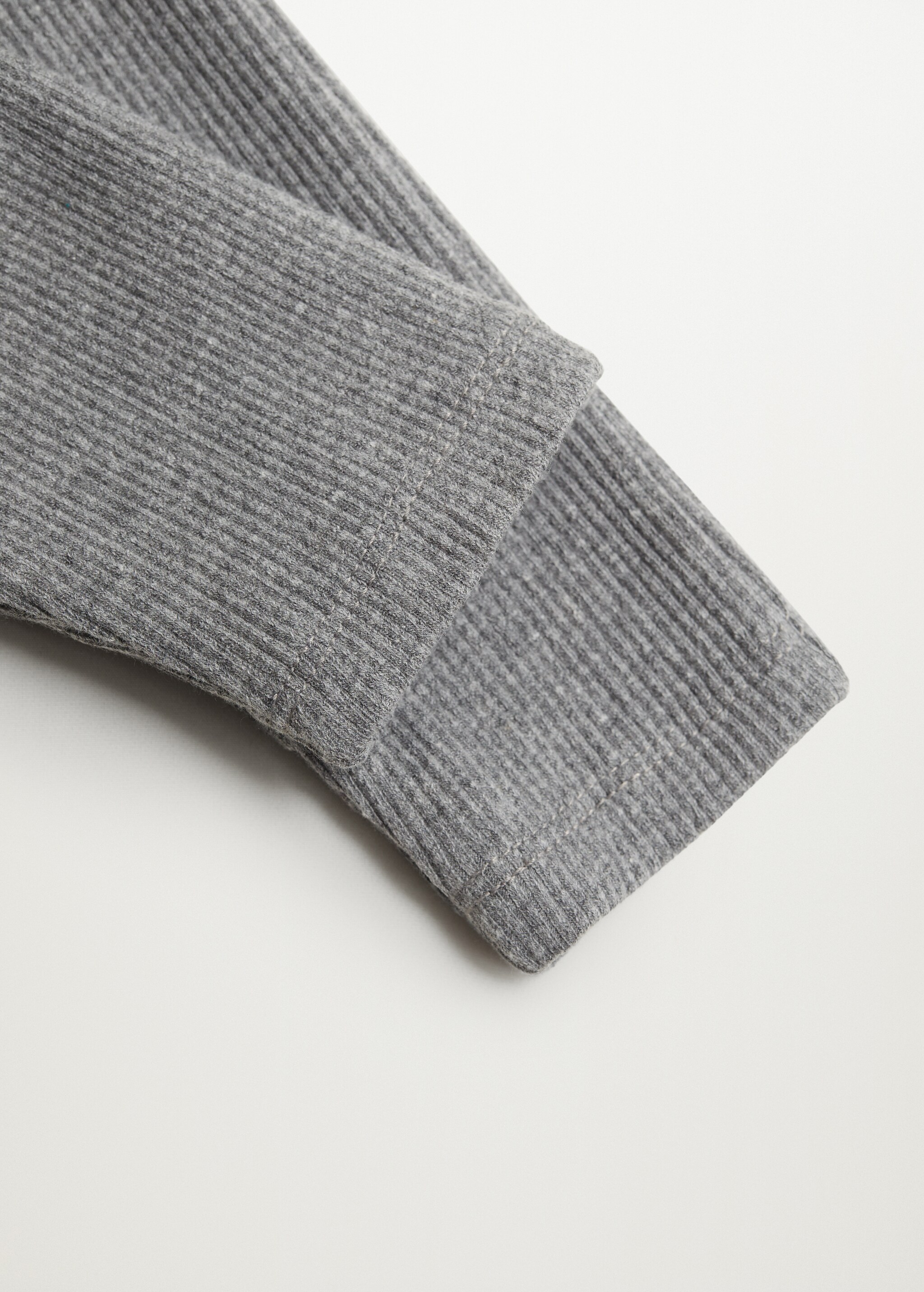 Organic cotton ribbed leggings - Details of the article 9