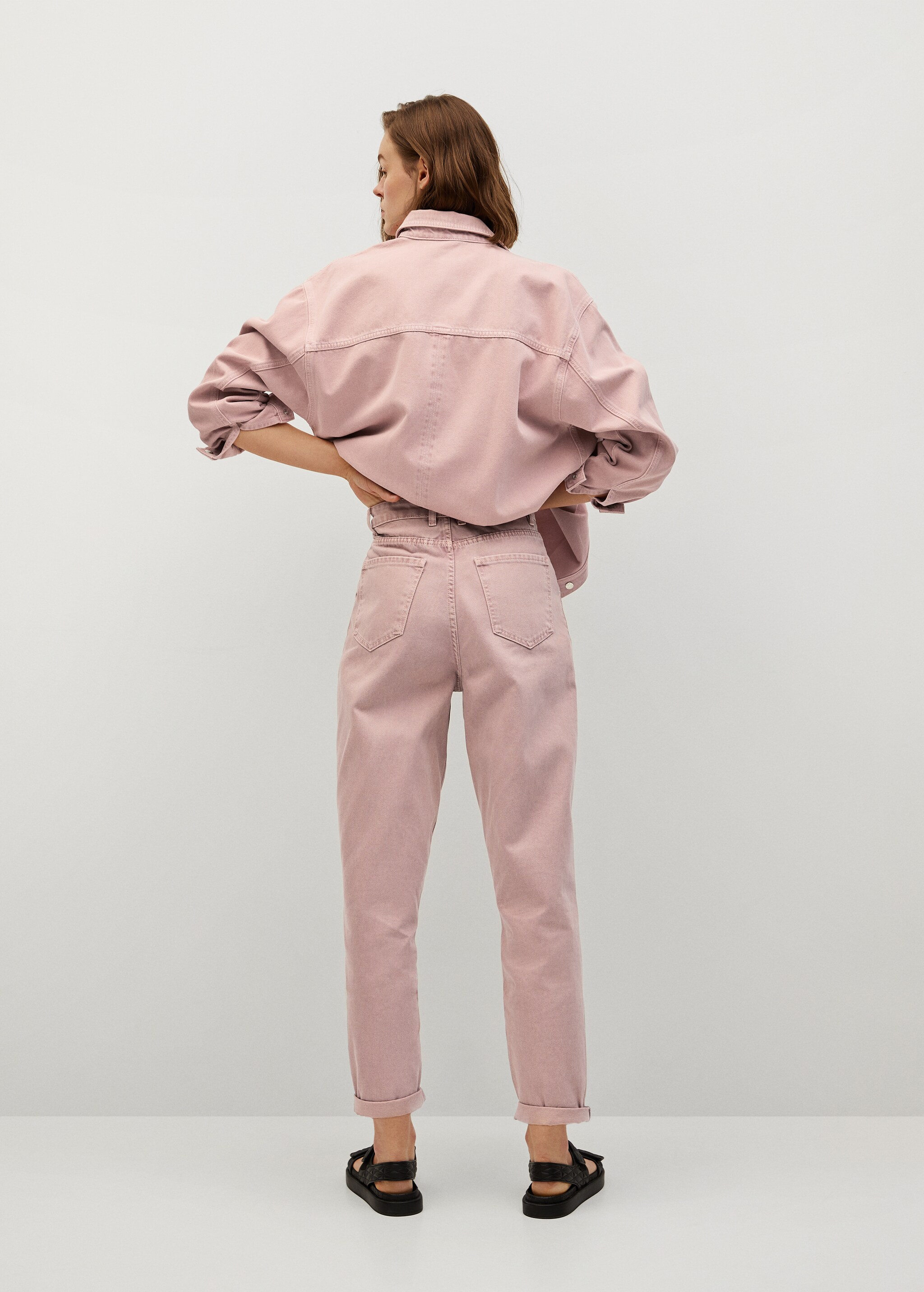 Dart slouchy jeans - Reverse of the article