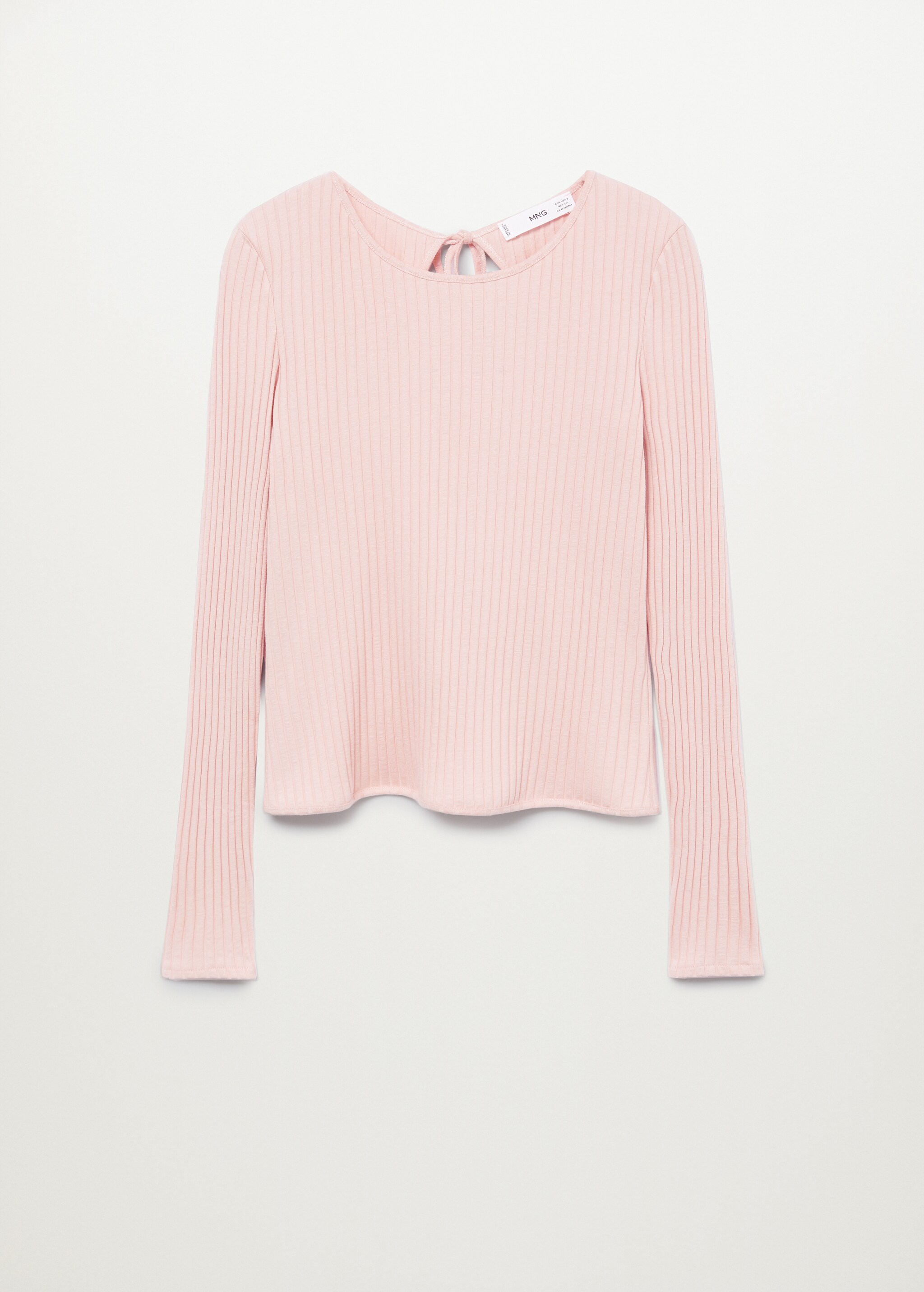 Long sleeved t-shirt with open back  - Article without model