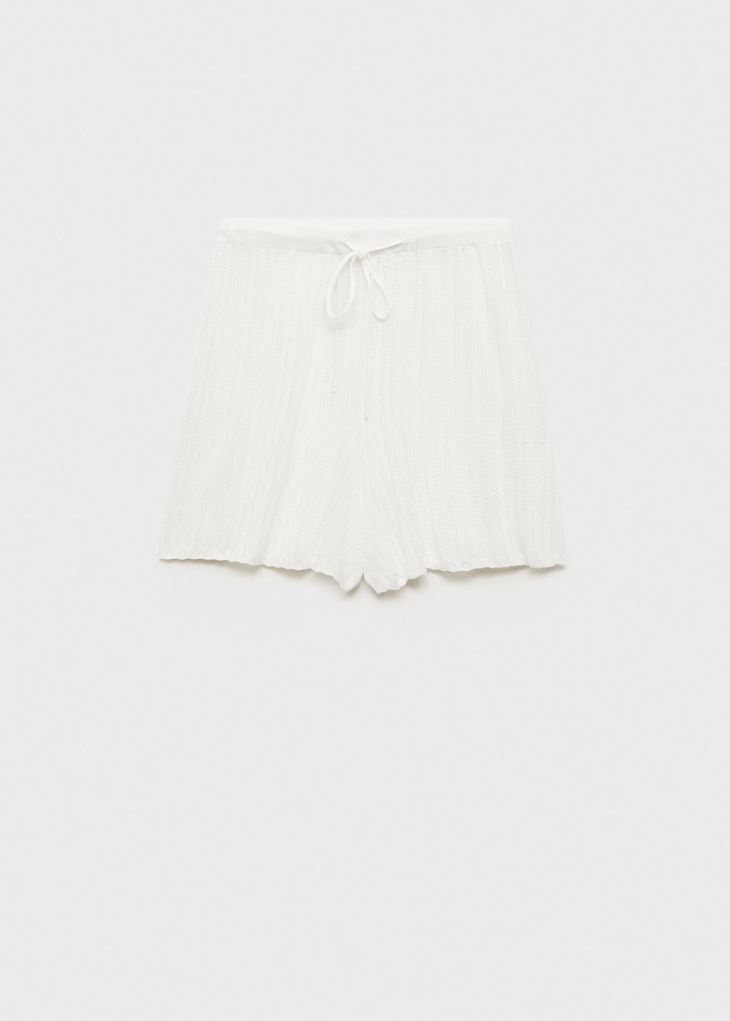 Short de pyjama détail en maille ajourée - Article sans modèle