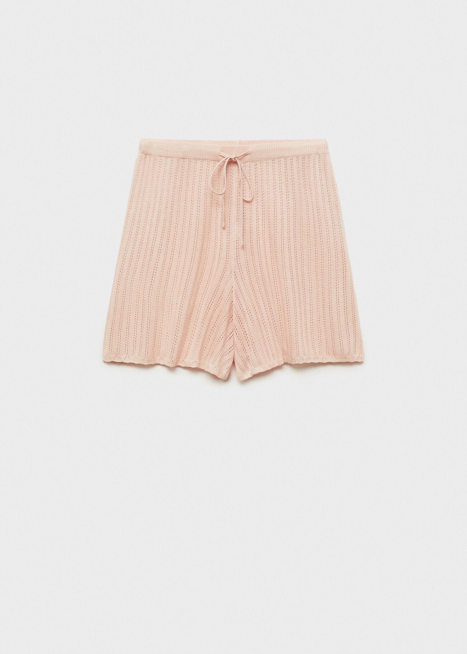 Short de pyjama détail en maille ajourée - Article sans modèle