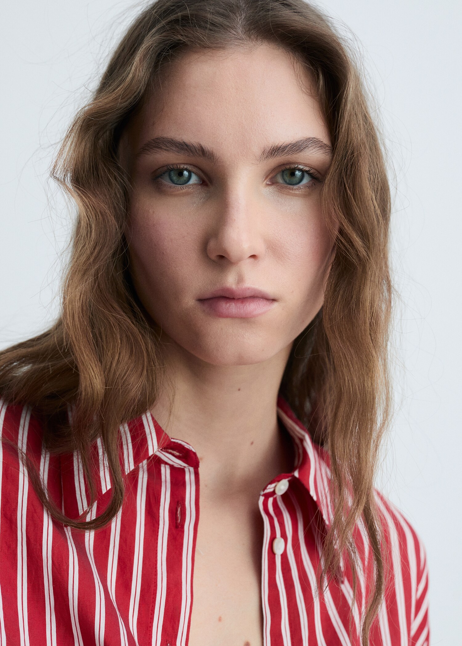 Recht gestreept overhemd - Detail van het artikel 1