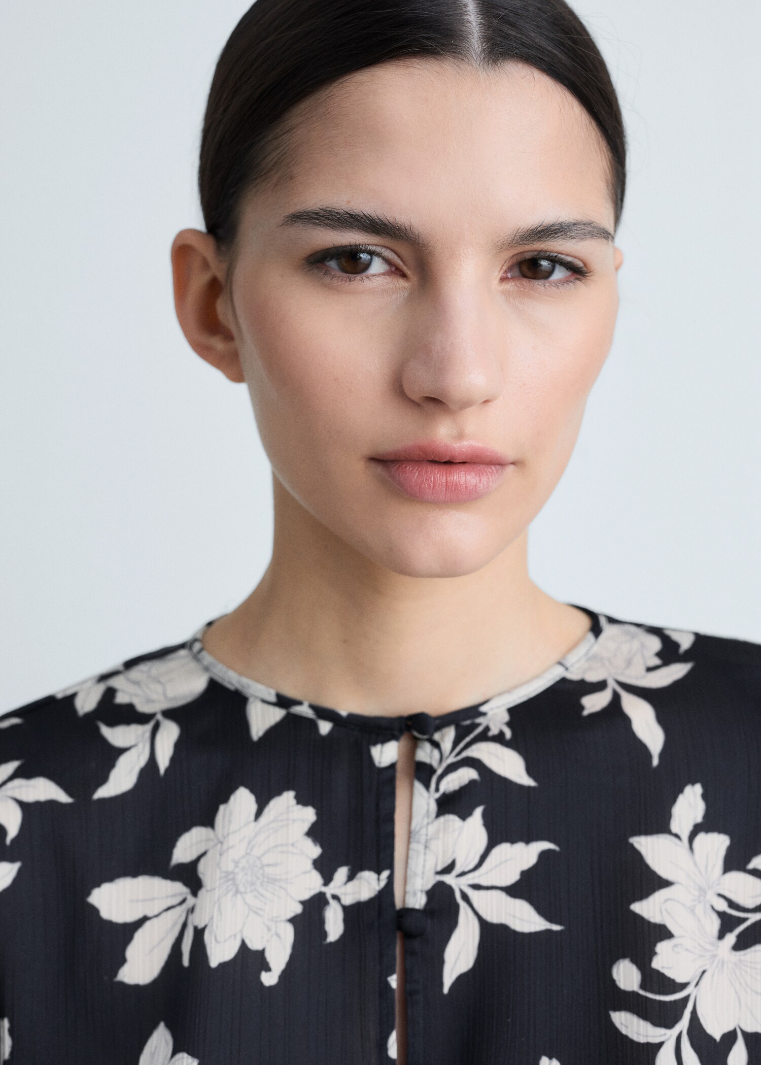 Floral print blouse - Details of the article 1