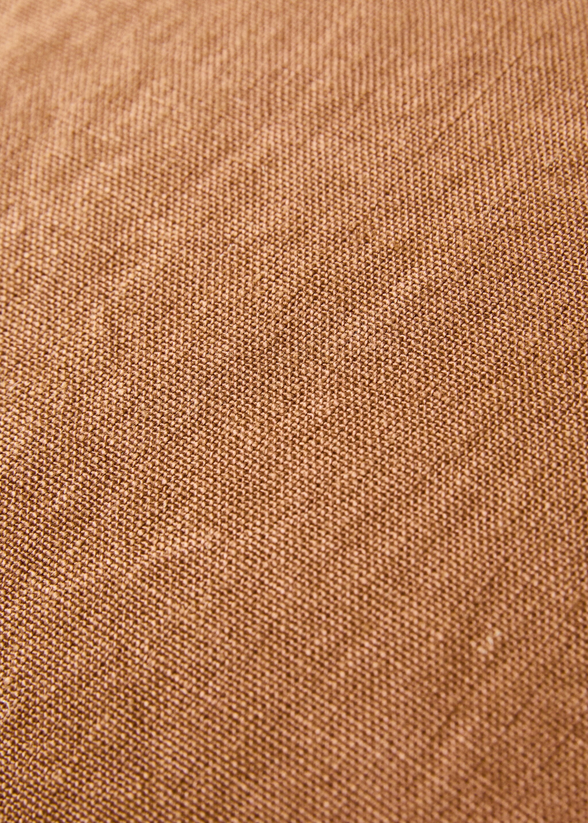 Tvåfärgat kuddfodral i linne 40x60cm - Detaljer om artikeln 4, Orange. Ref: 87044073-00.