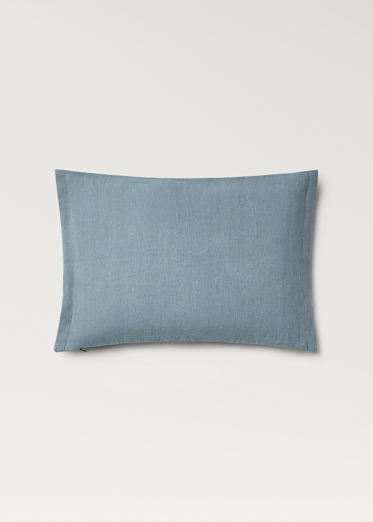 Tvåfärgat kuddfodral i linne 40x60cm - Detaljer om artikeln 1