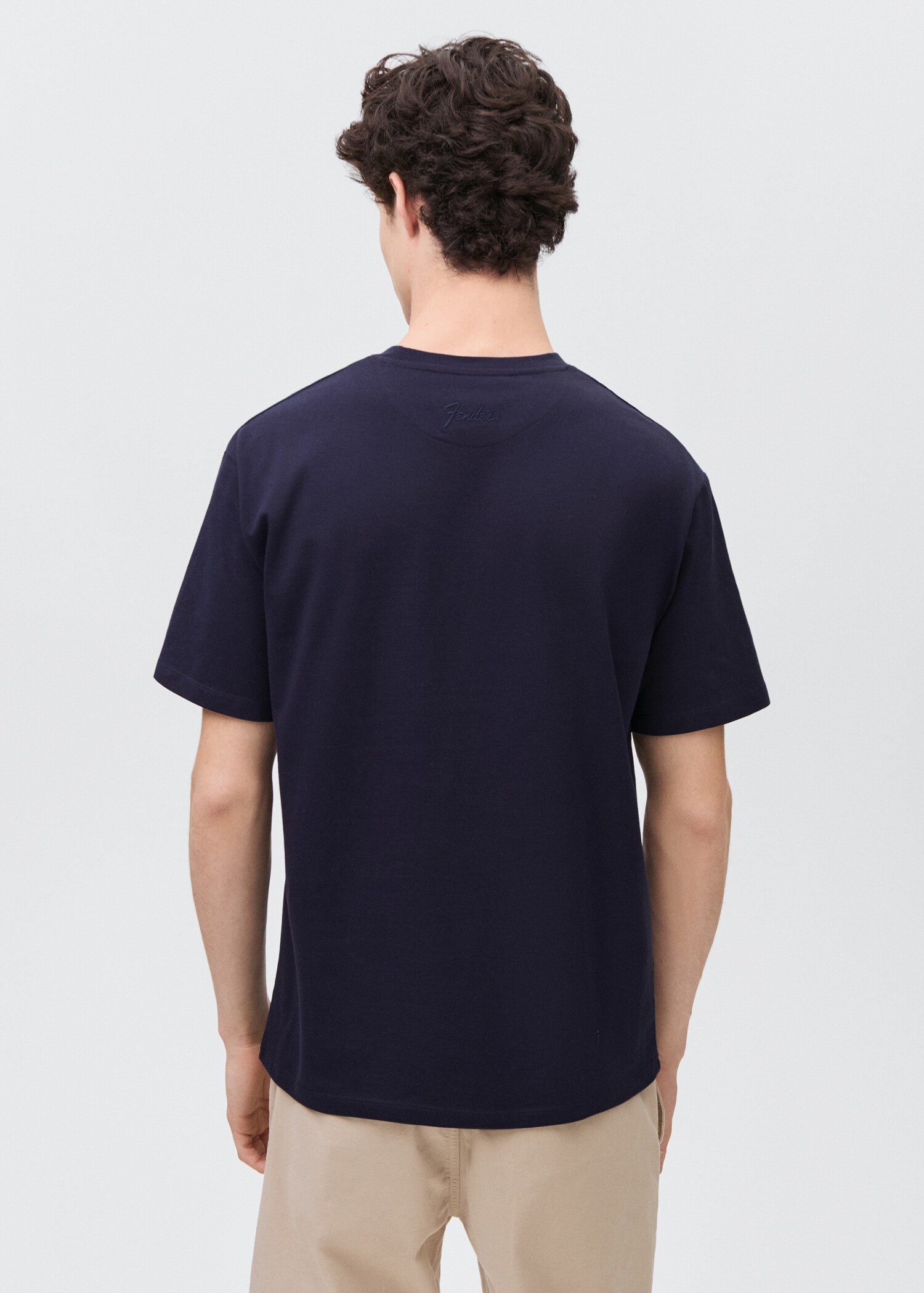 Short-sleeved printed t-shirt - Reverse of the article