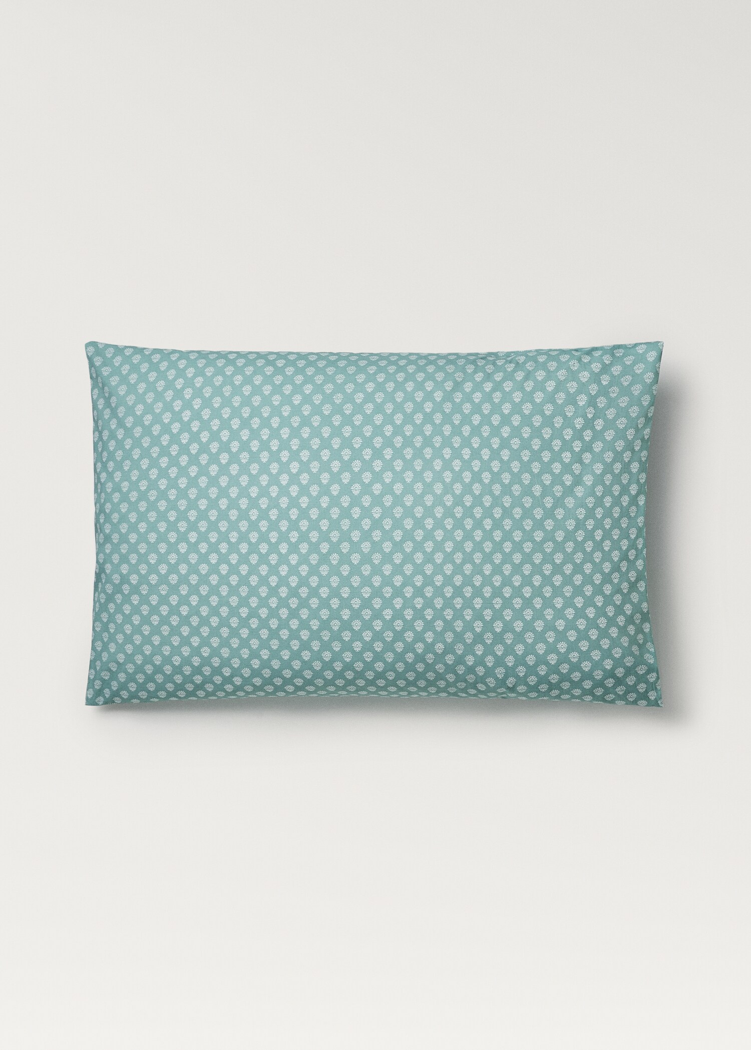 Cotton percale children's pillowcase with small flower 50x75 cm - Article without model